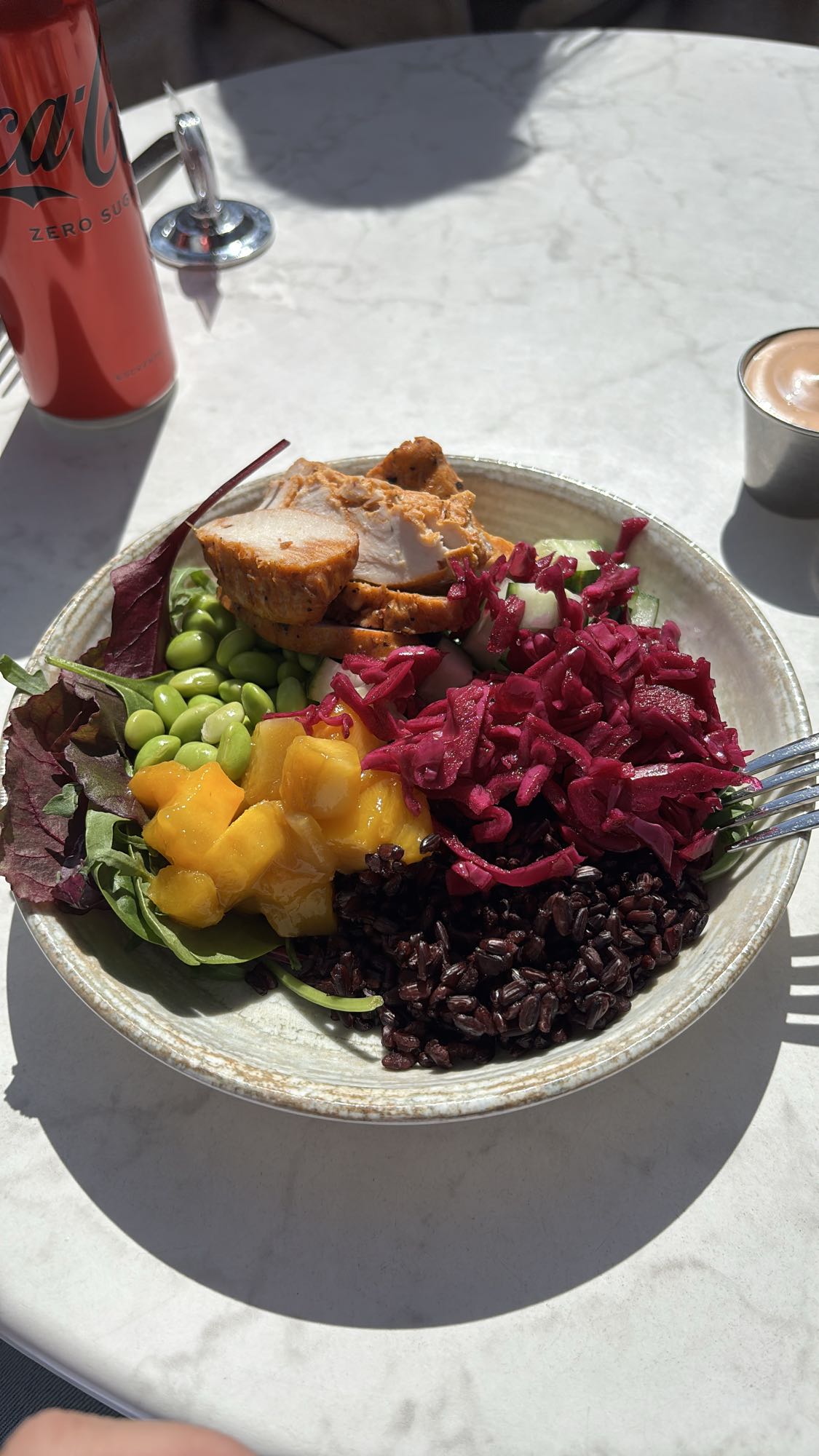 Kycklingsallad med ris