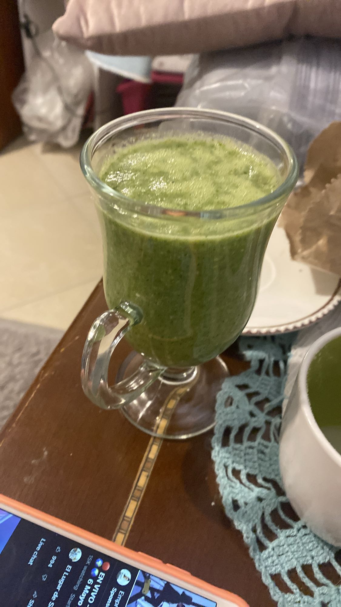 Batido verde saludable