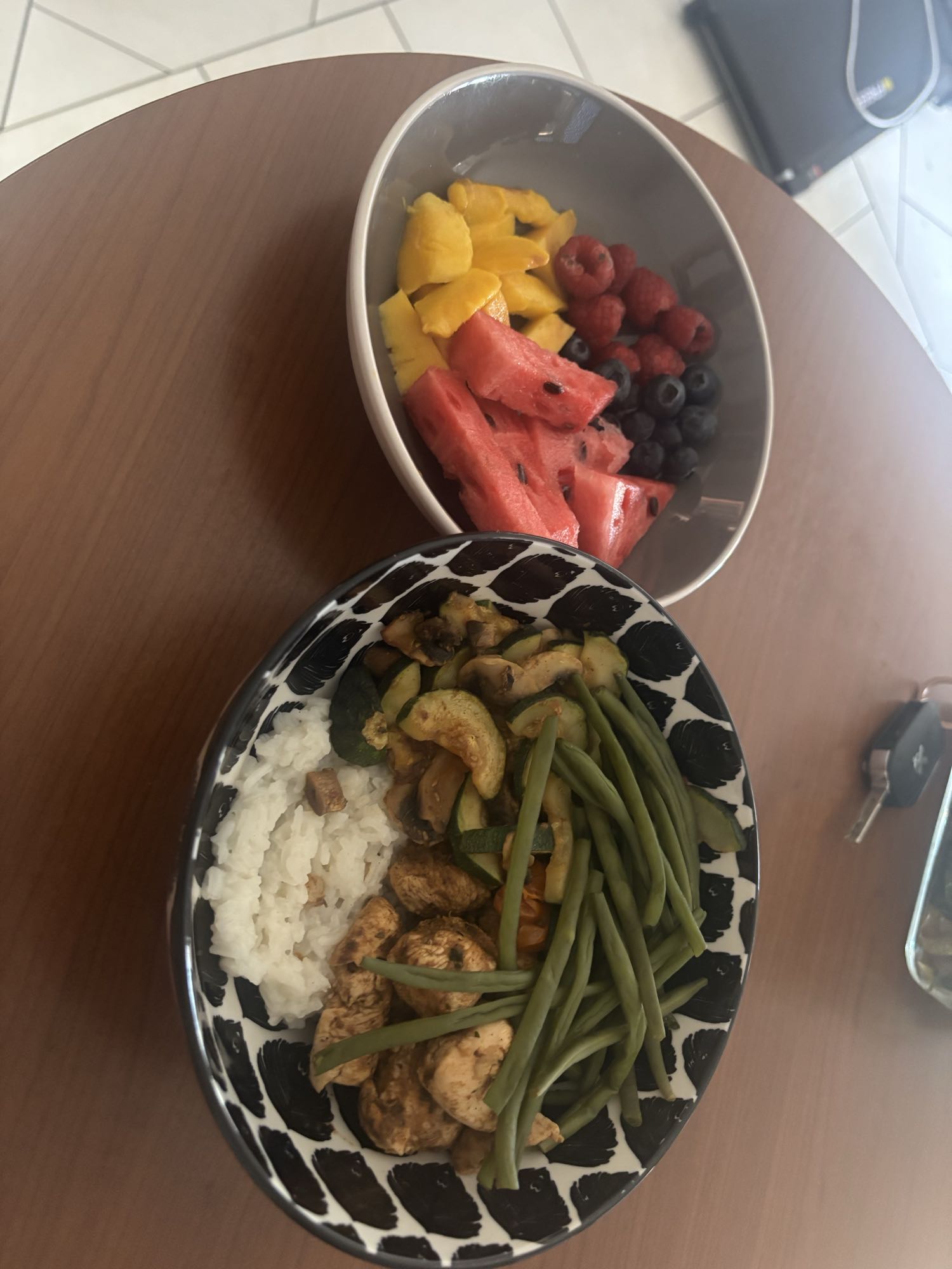 Bol poulet et légumes