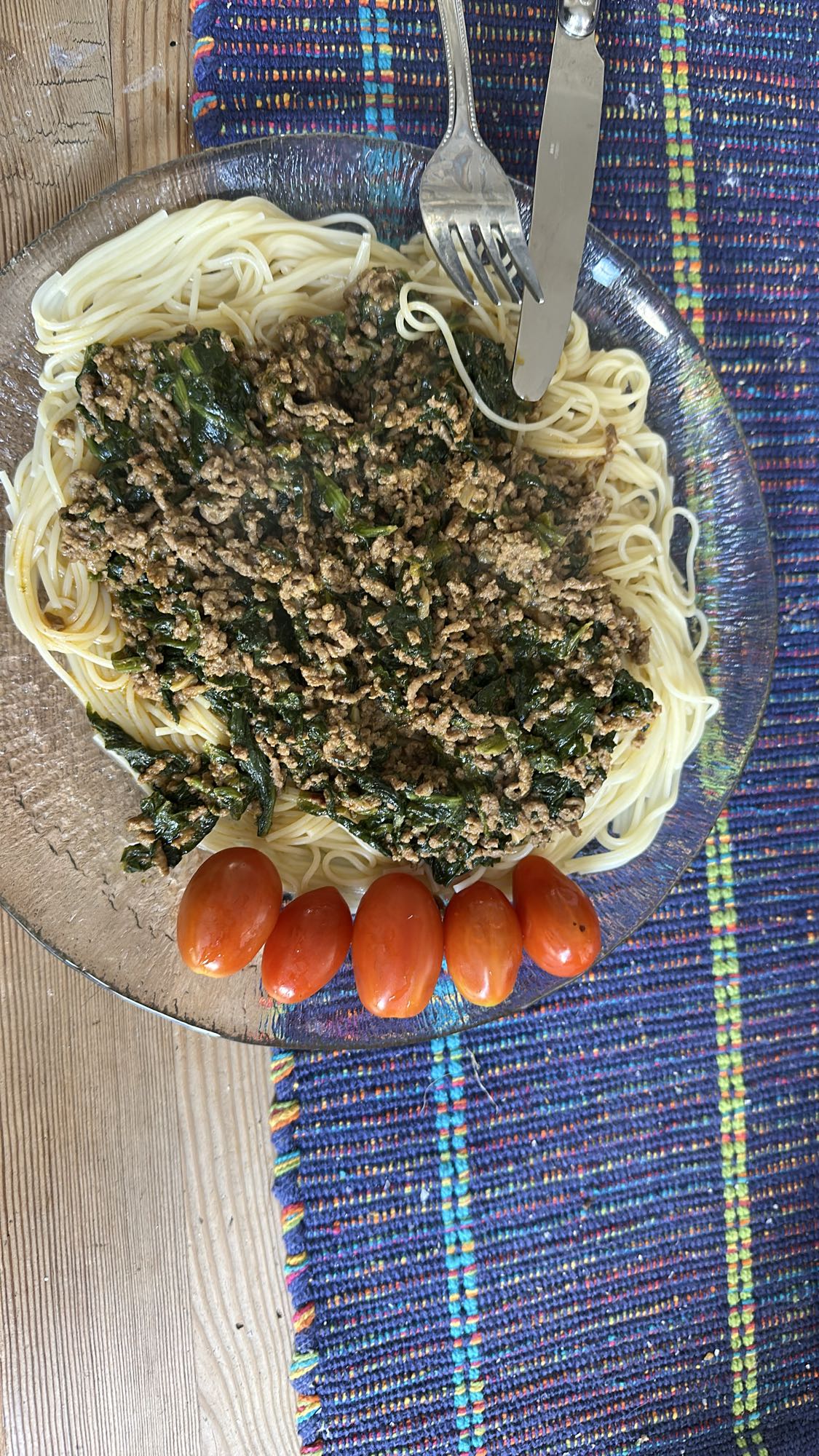 Pasta med köttfärs