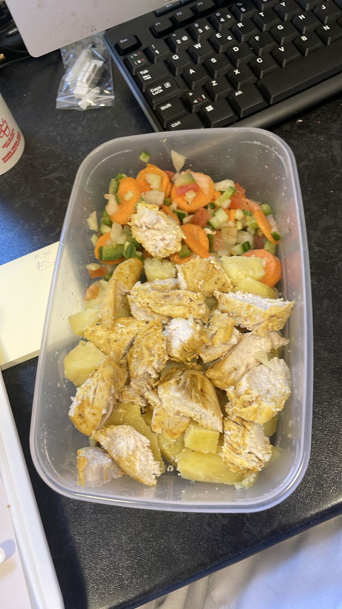 Kyckling med grönsaker