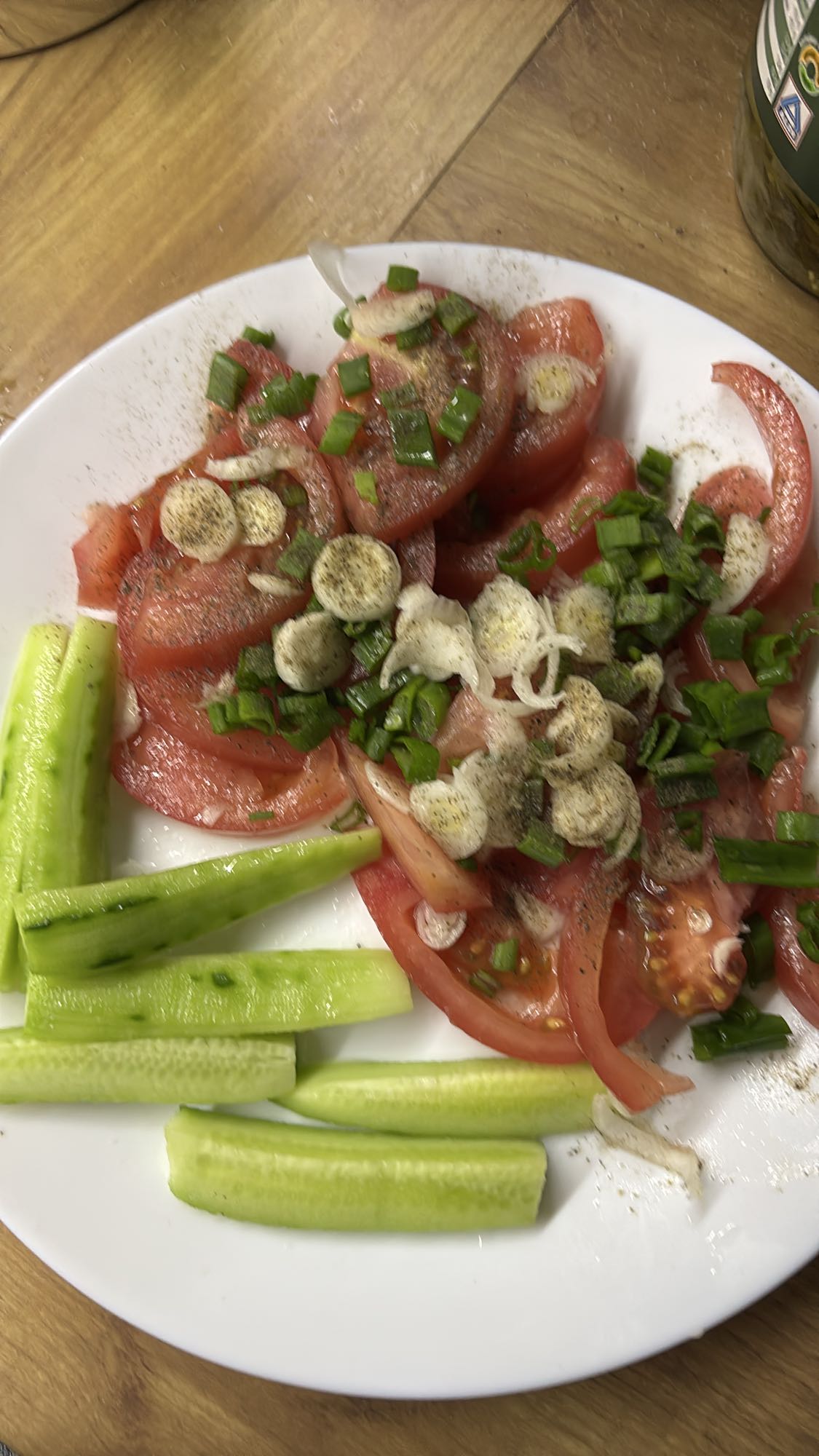 Sałatka z pomidorów