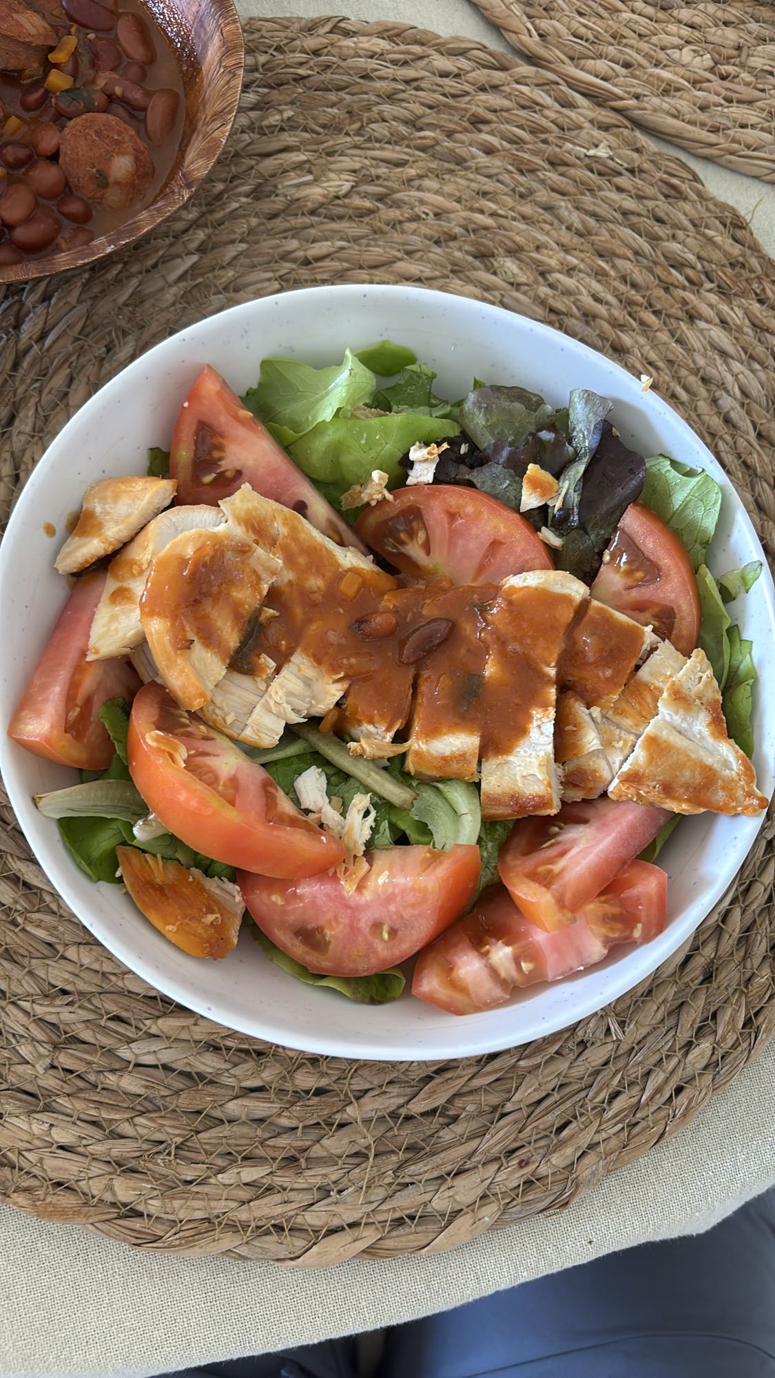 Ensalada con pollo