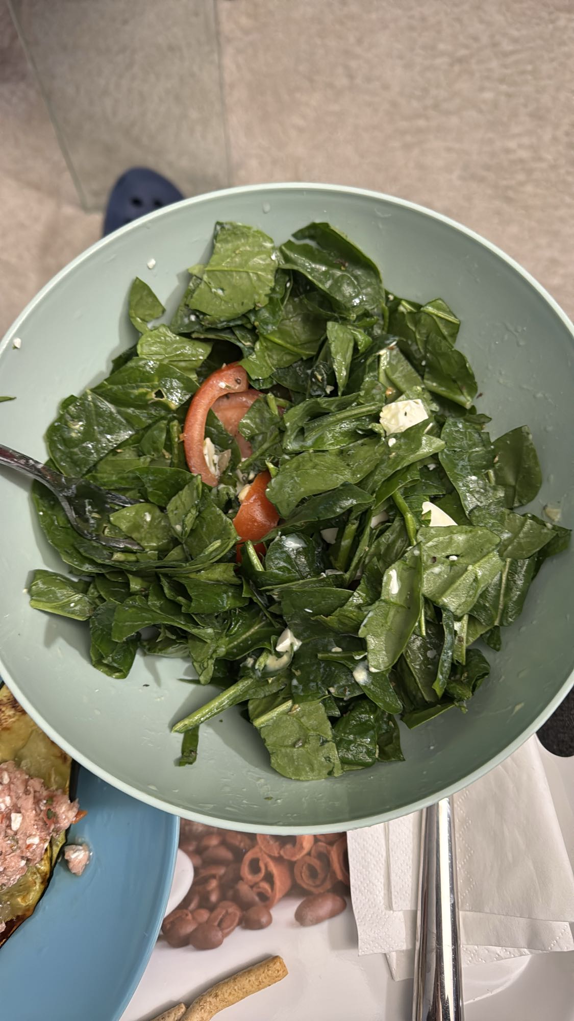 Ensalada de espinaca