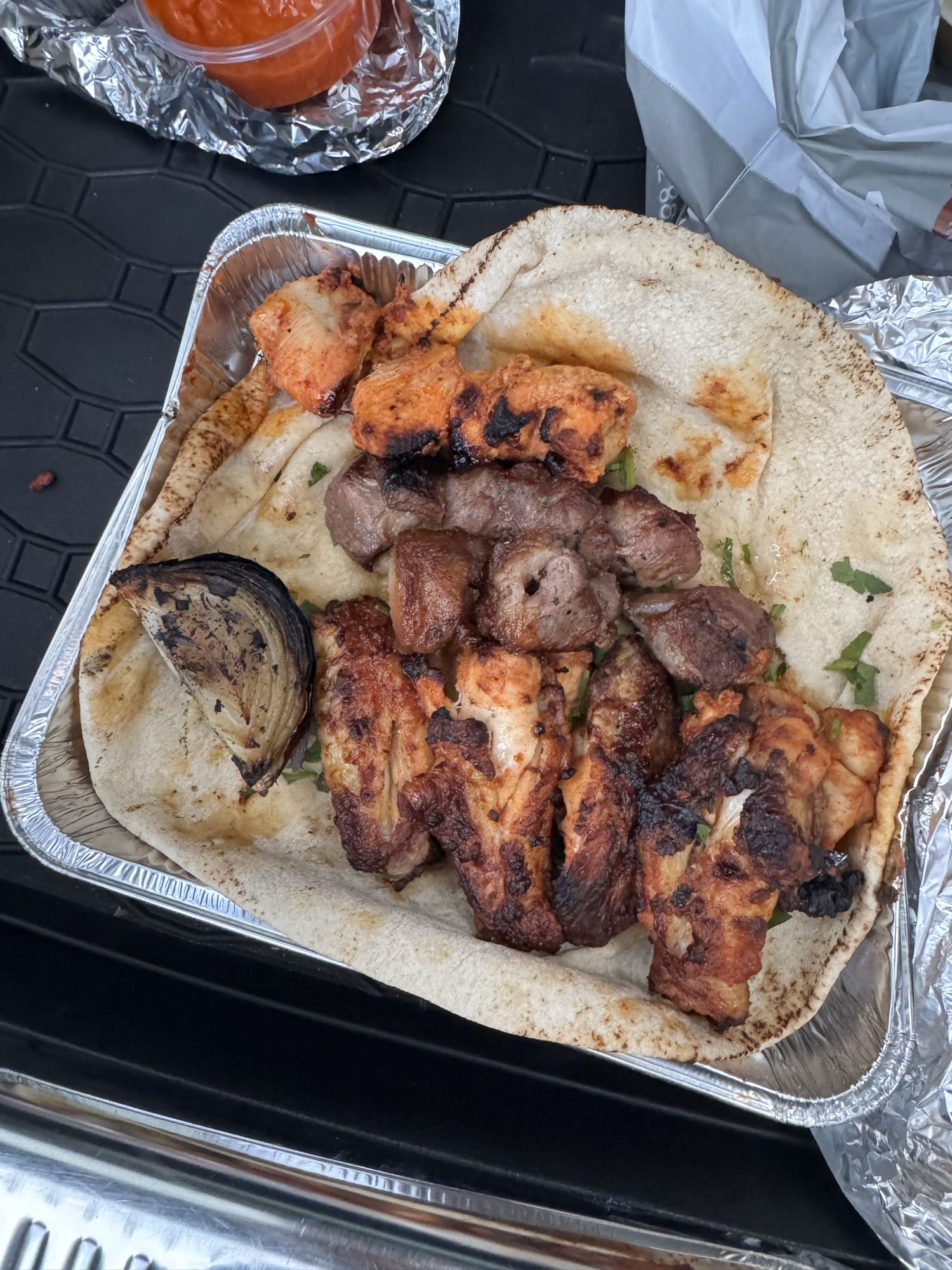 Gegrillte Fleischplatte