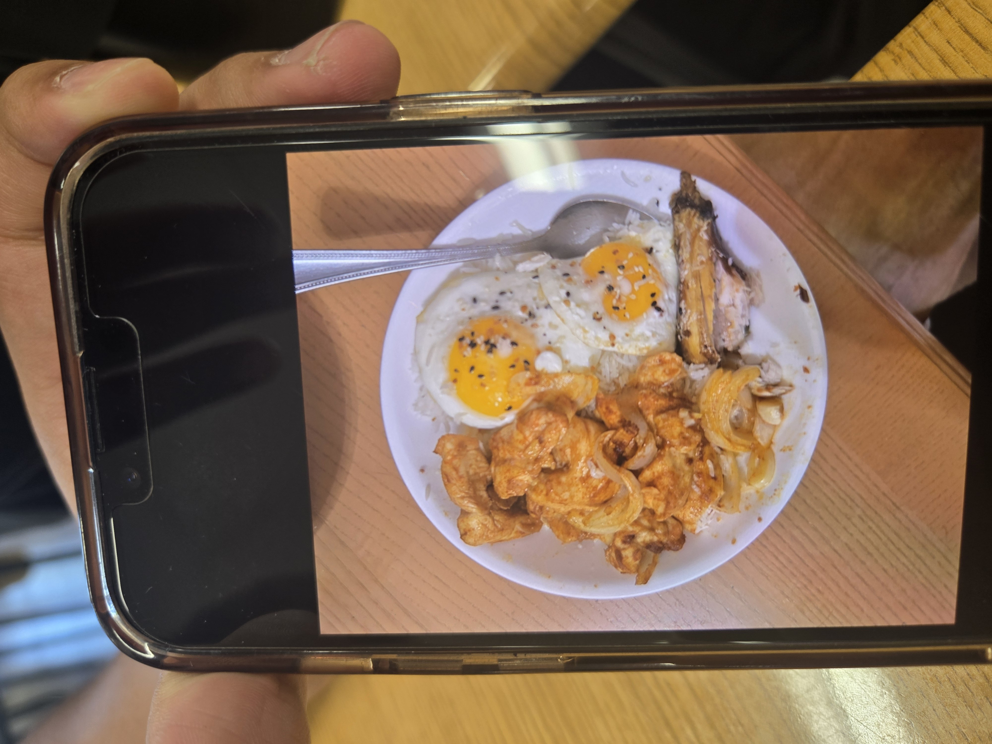 Eggs Chicken Rice Bowl