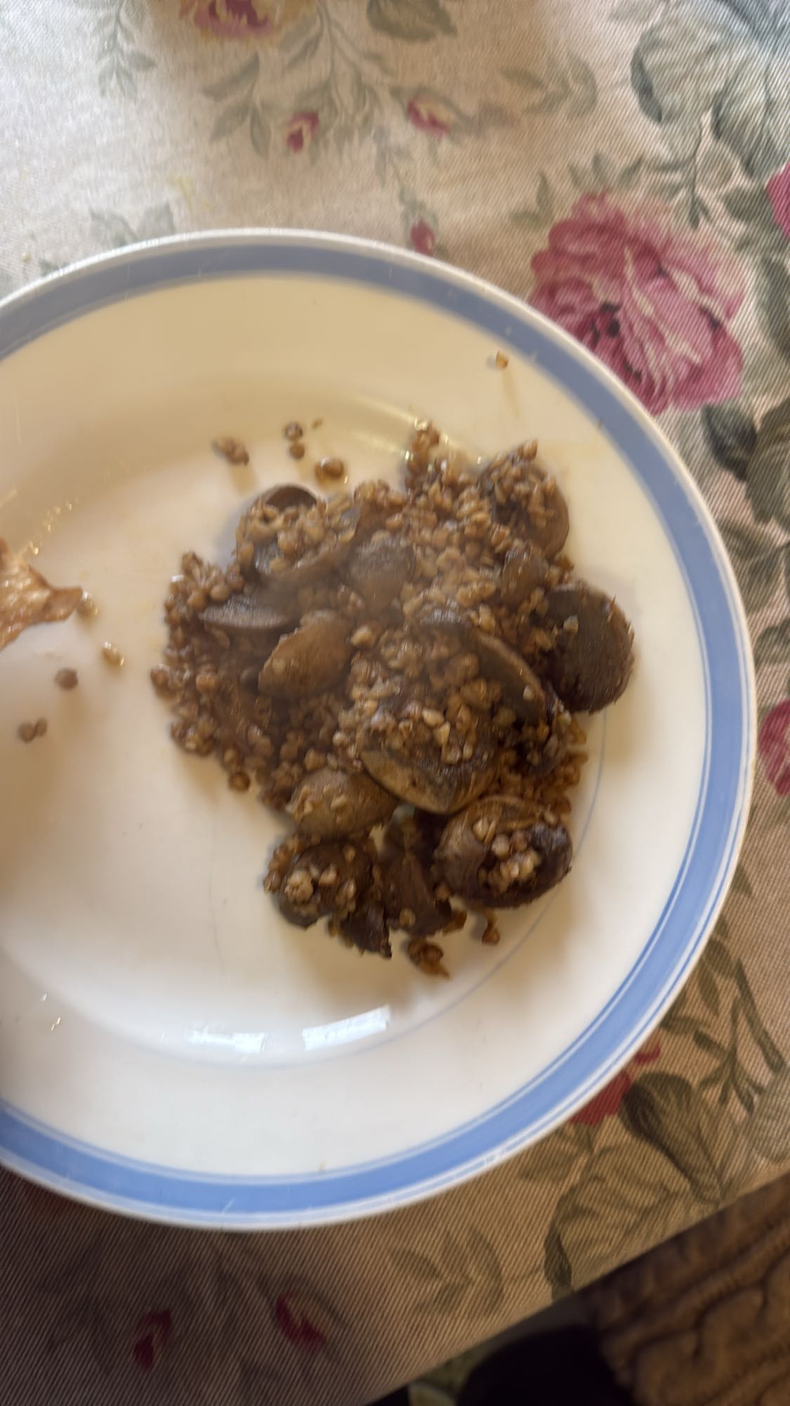 Гречка с грибами