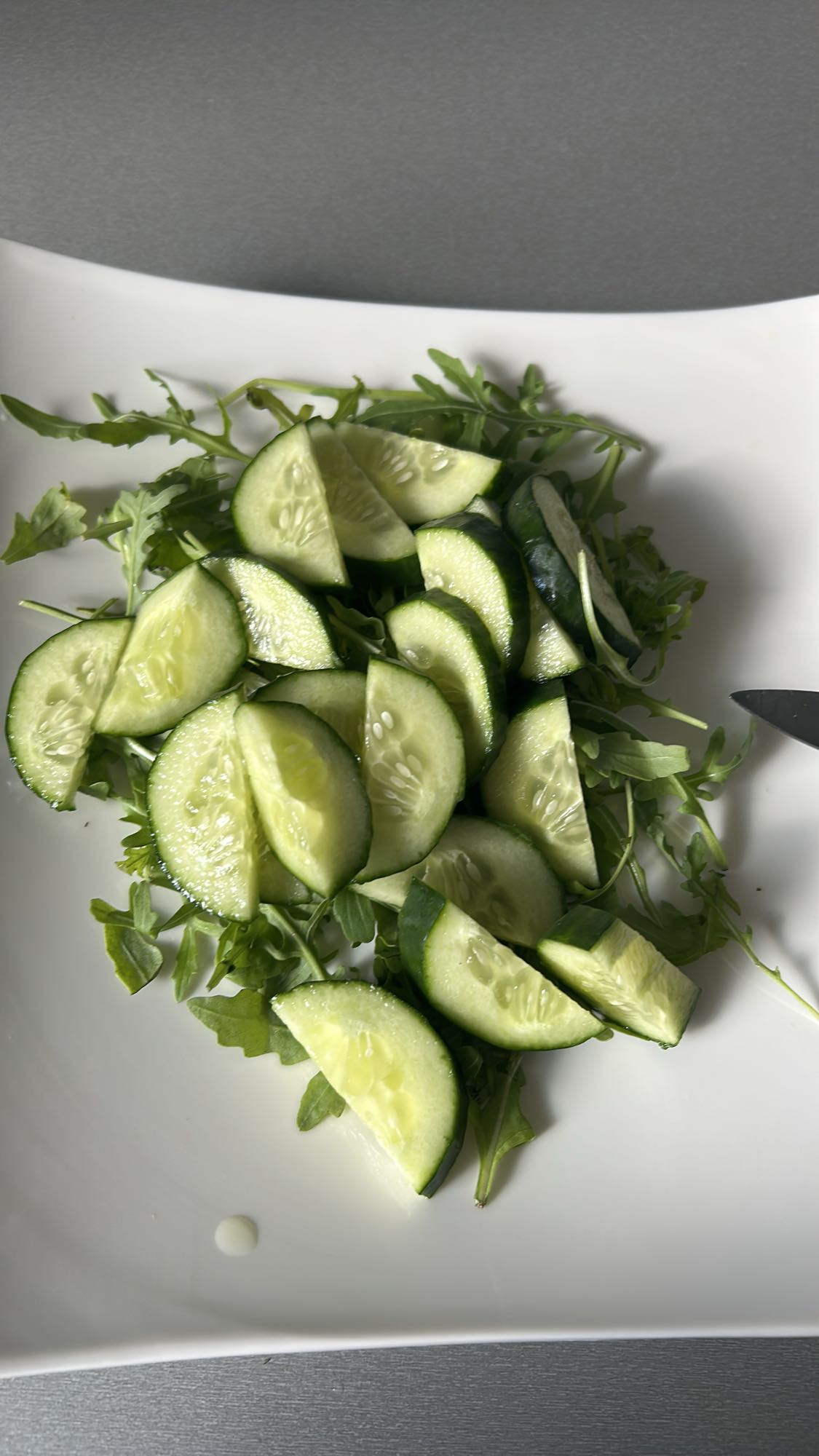 Sałatka z ogórkiem