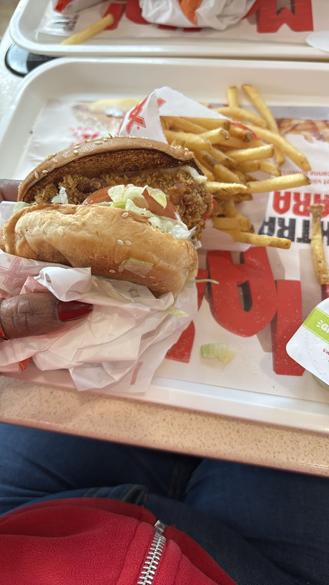 Krispig kycklingburgare