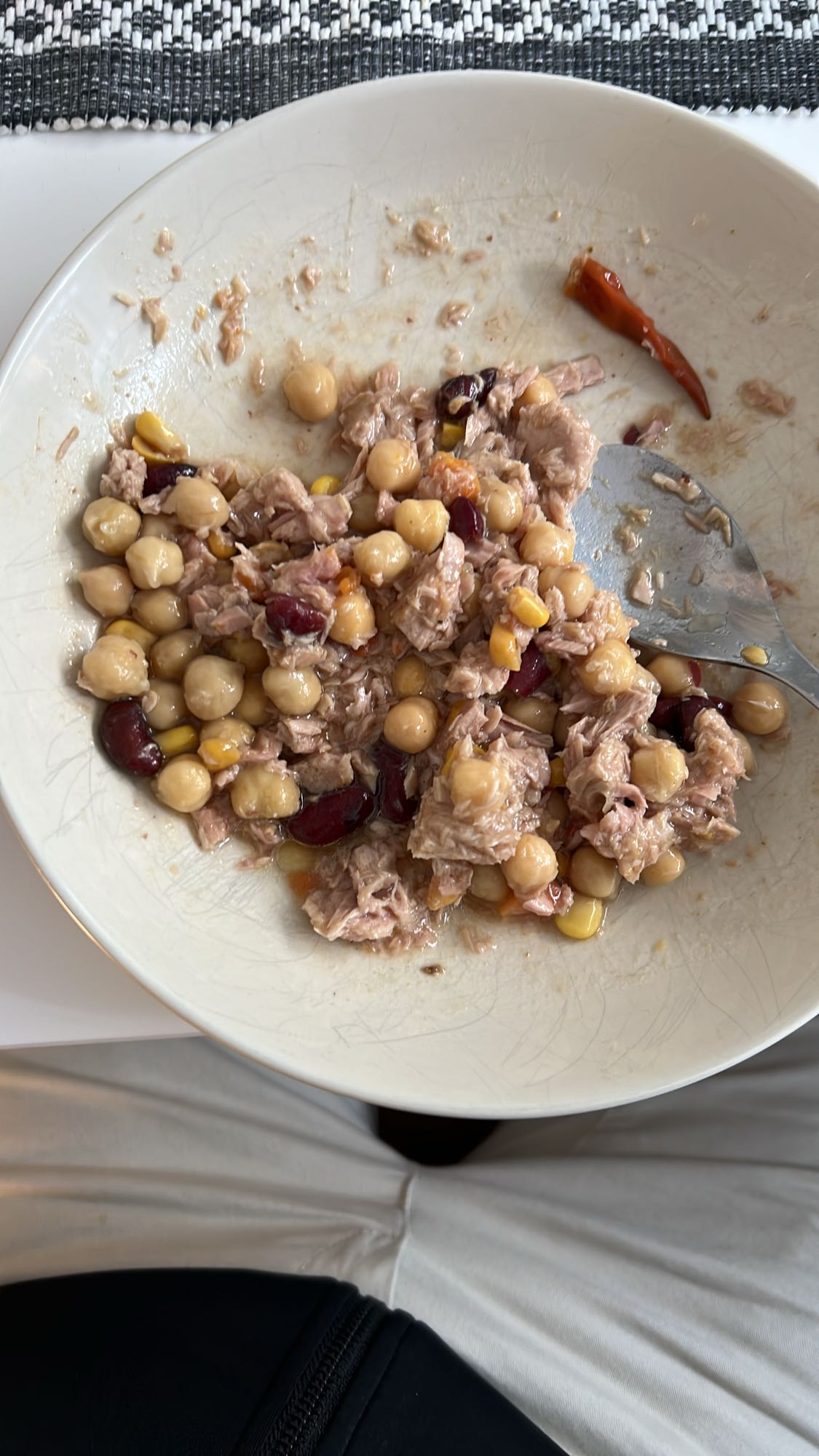 Tonfisk och bönsallad