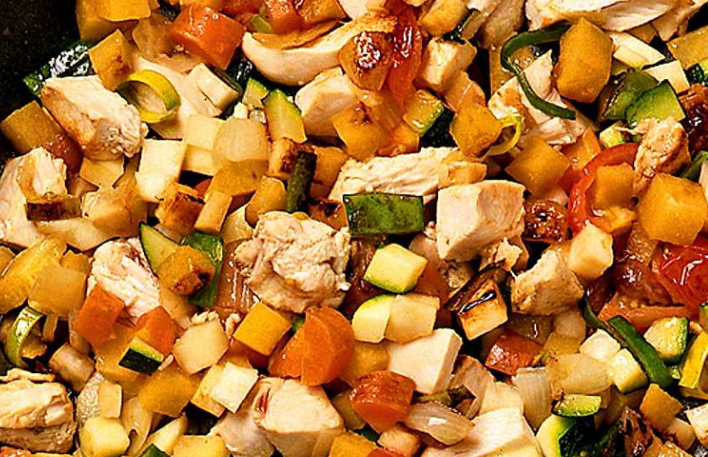 Kycklinggrönsakswok