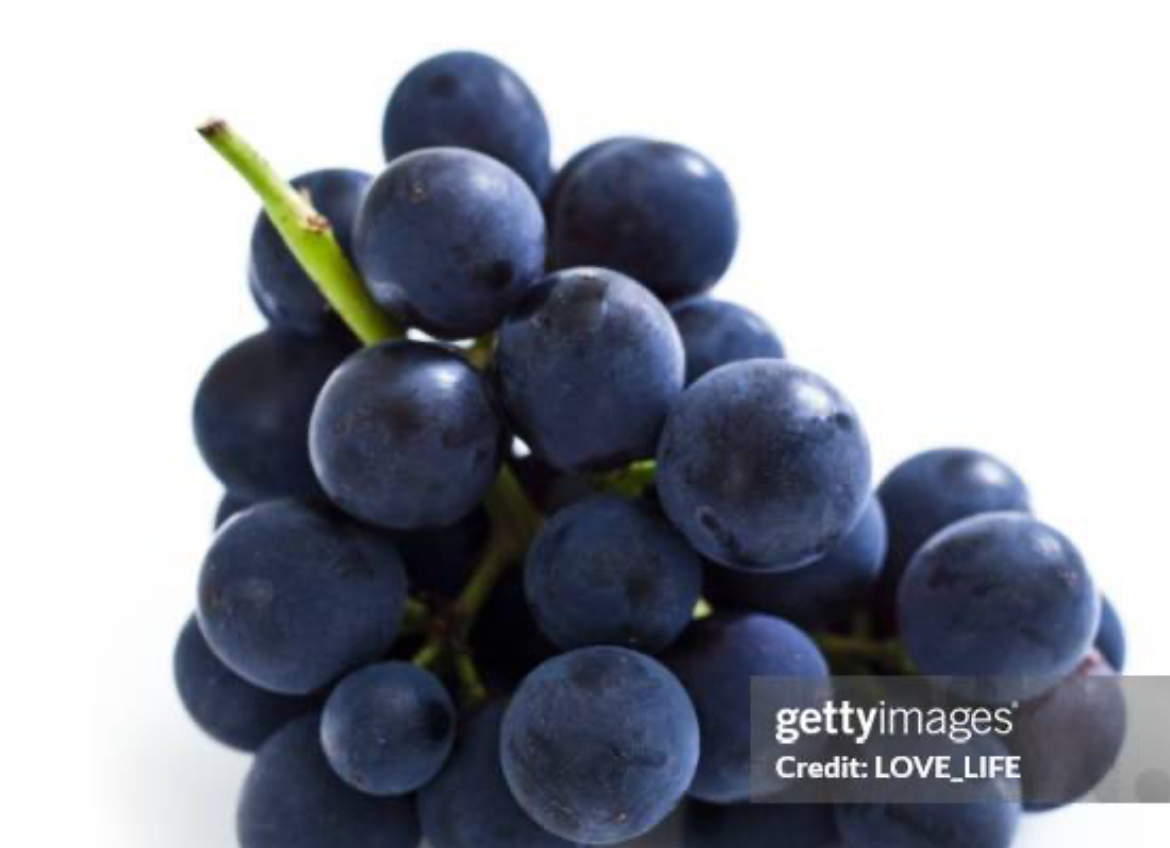 Raisin noir frais