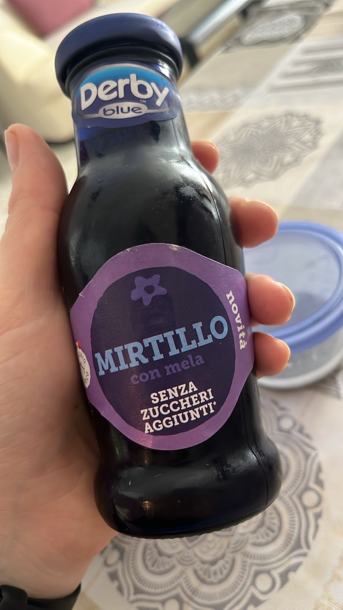 Succo mirtillo e mela