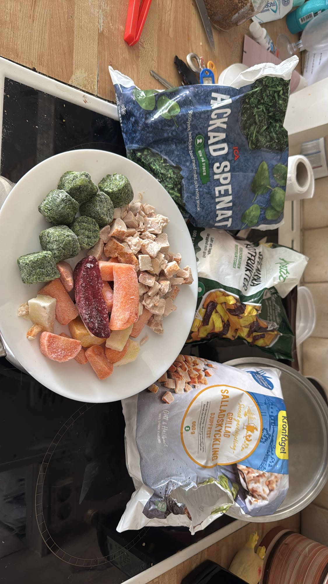 Kyckling med grönsaker