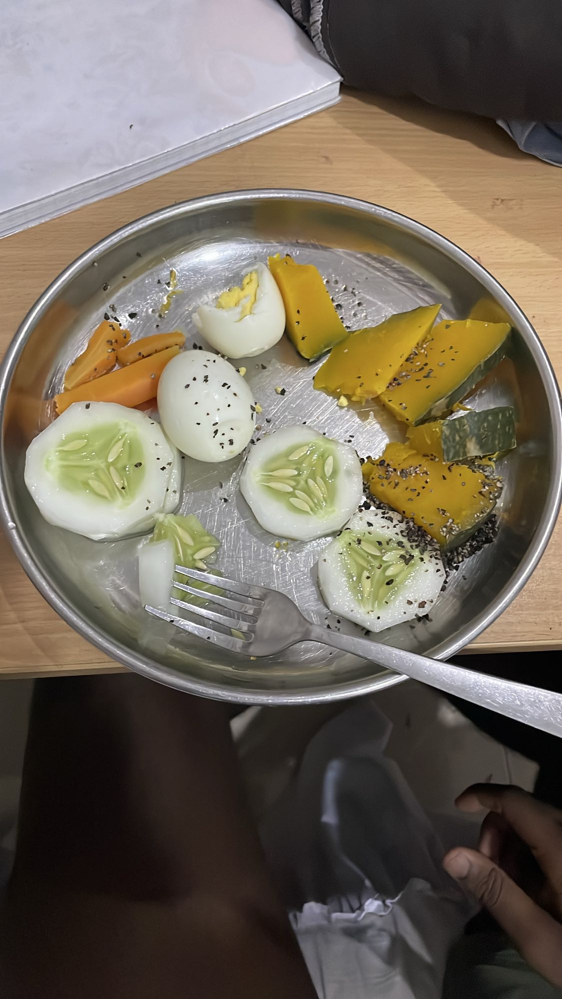 Boiled Egg Veggie Plate