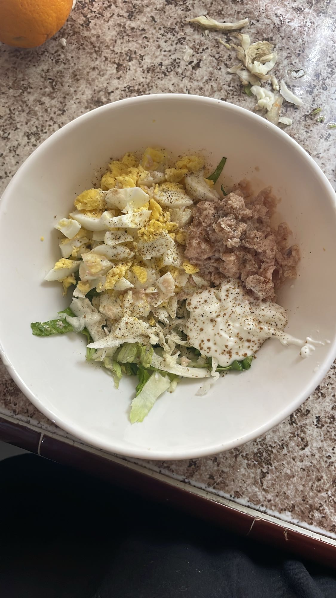 Tuna Egg Salad Bowl