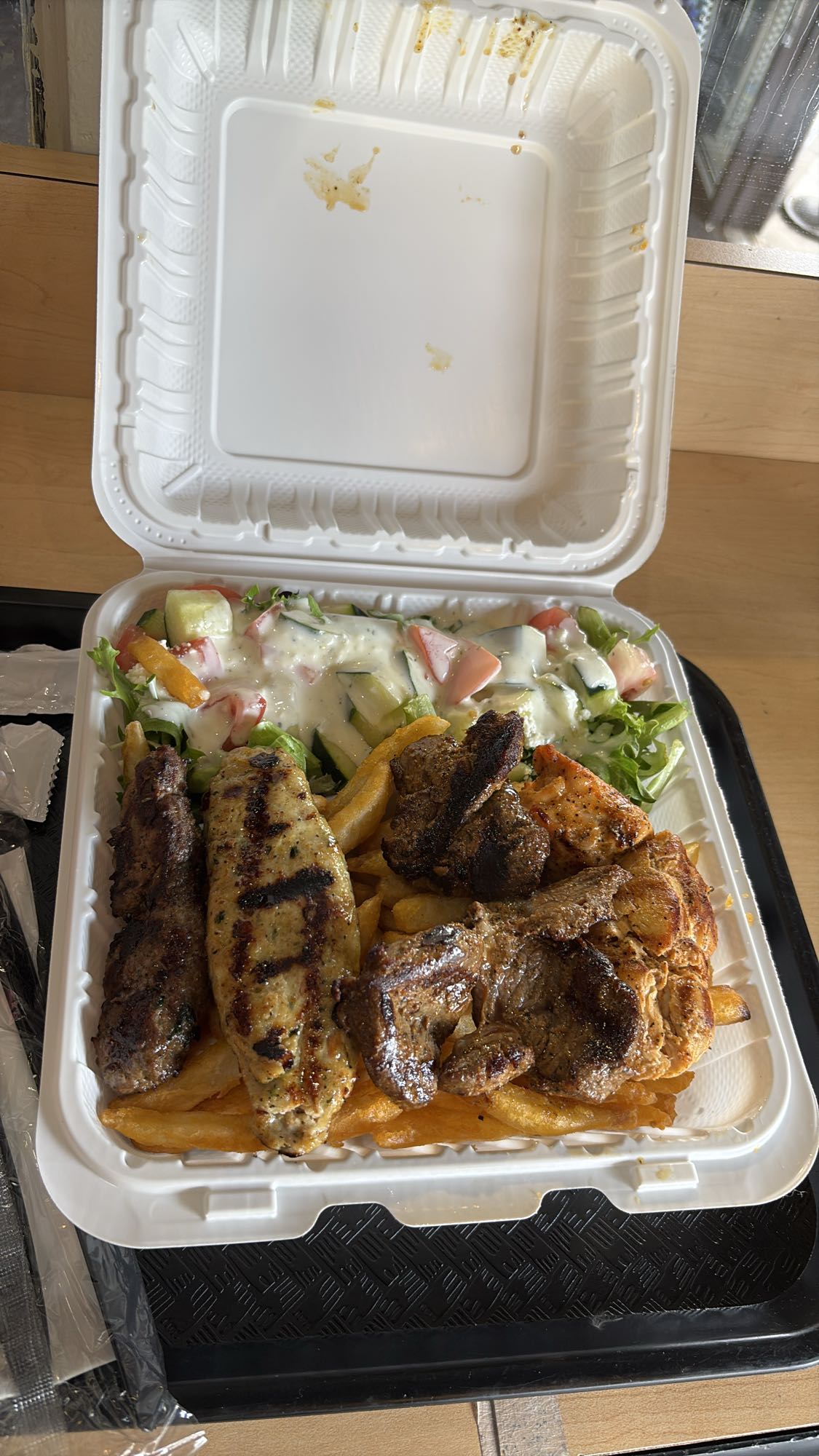 Mixed Grill with Salad