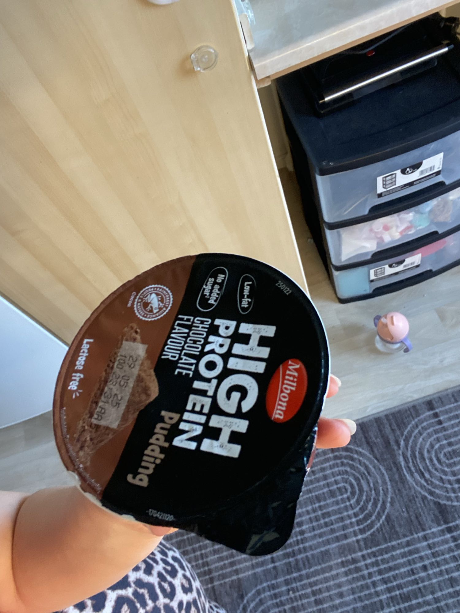 بودينغ بروتين شوكولاتة