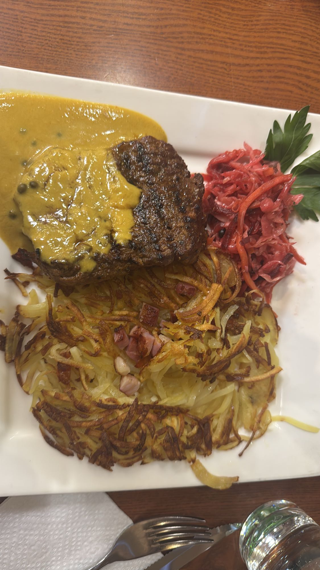 Steak with Rösti