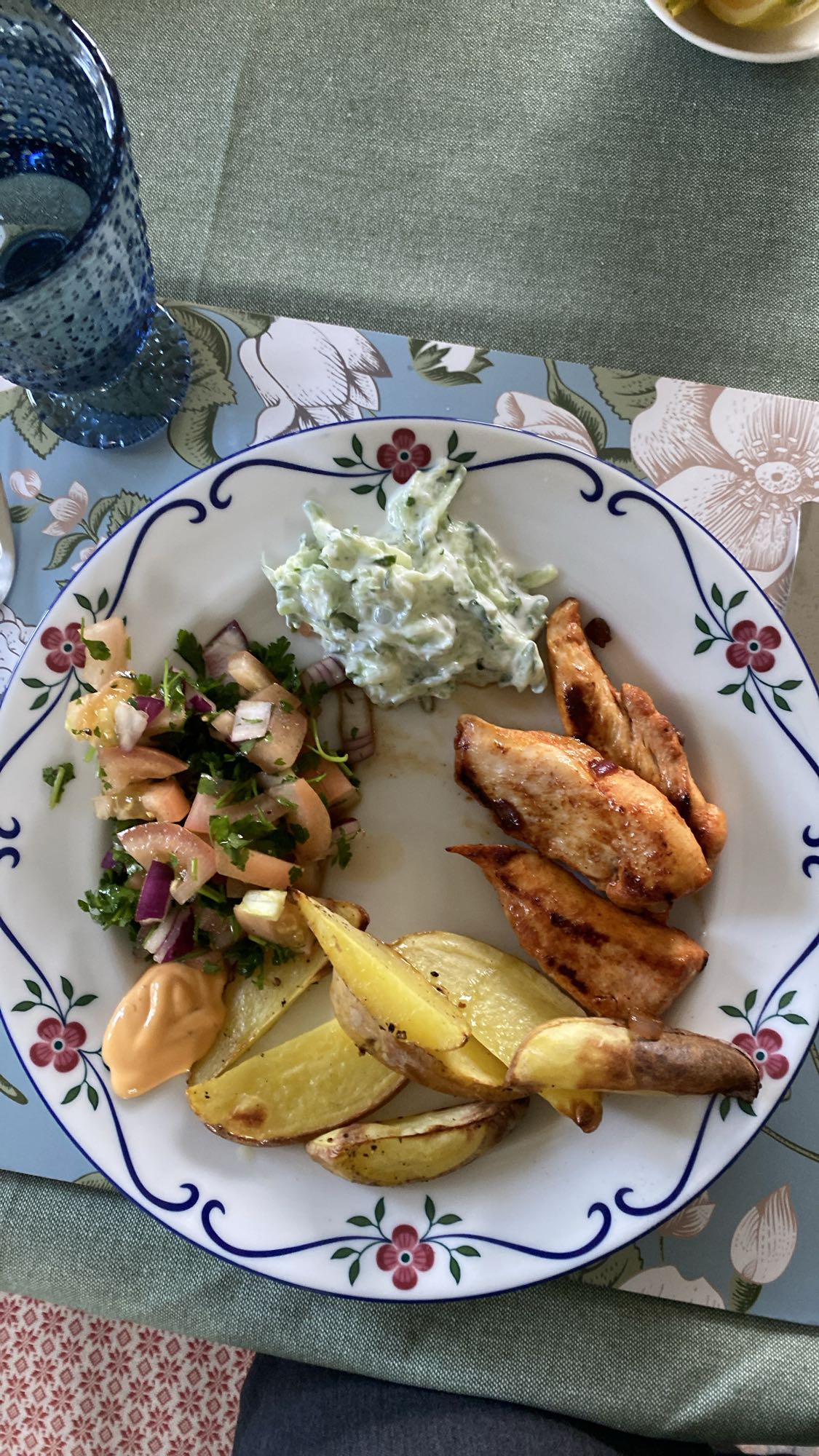 Kyckling med potatis