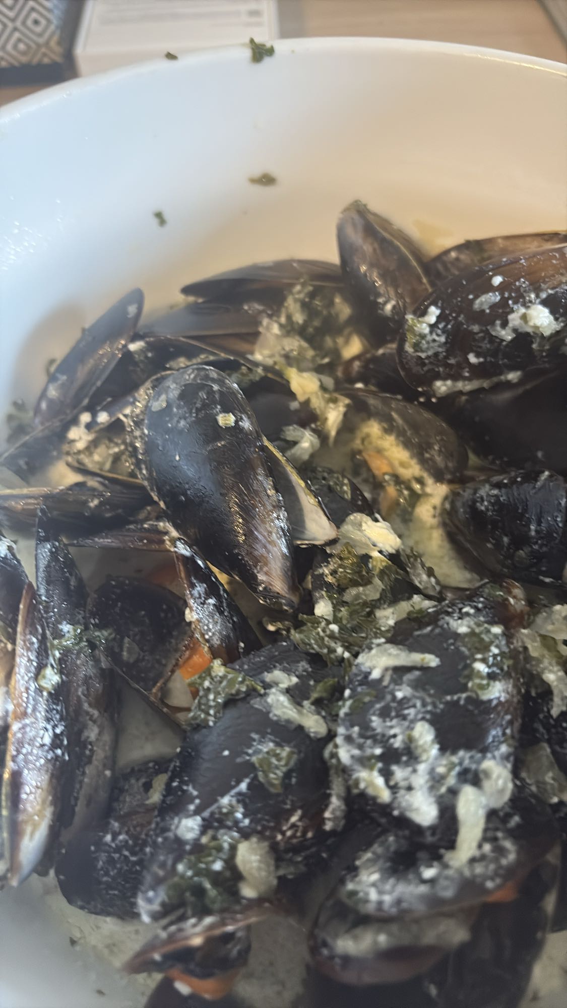 Moules à la crème