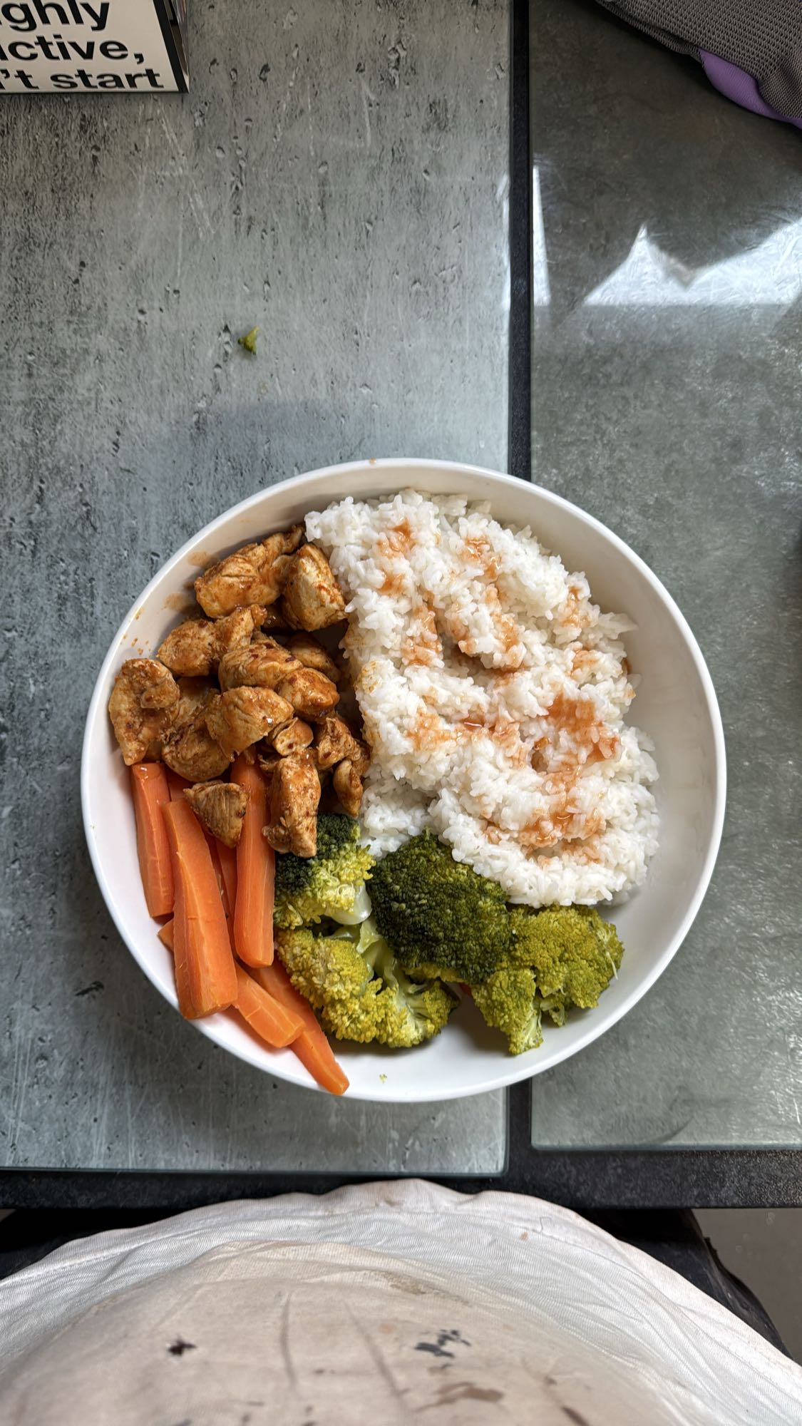 Chicken Rice Veggie Bowl