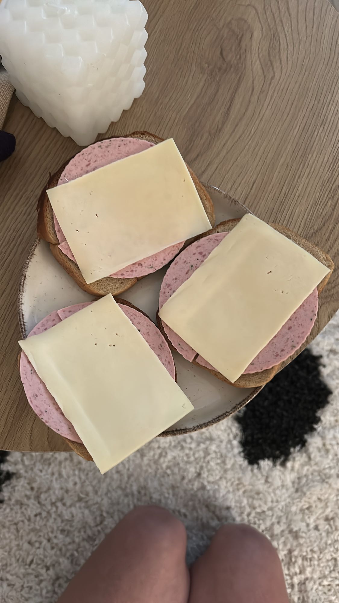 Smörgåsar med ost & korv