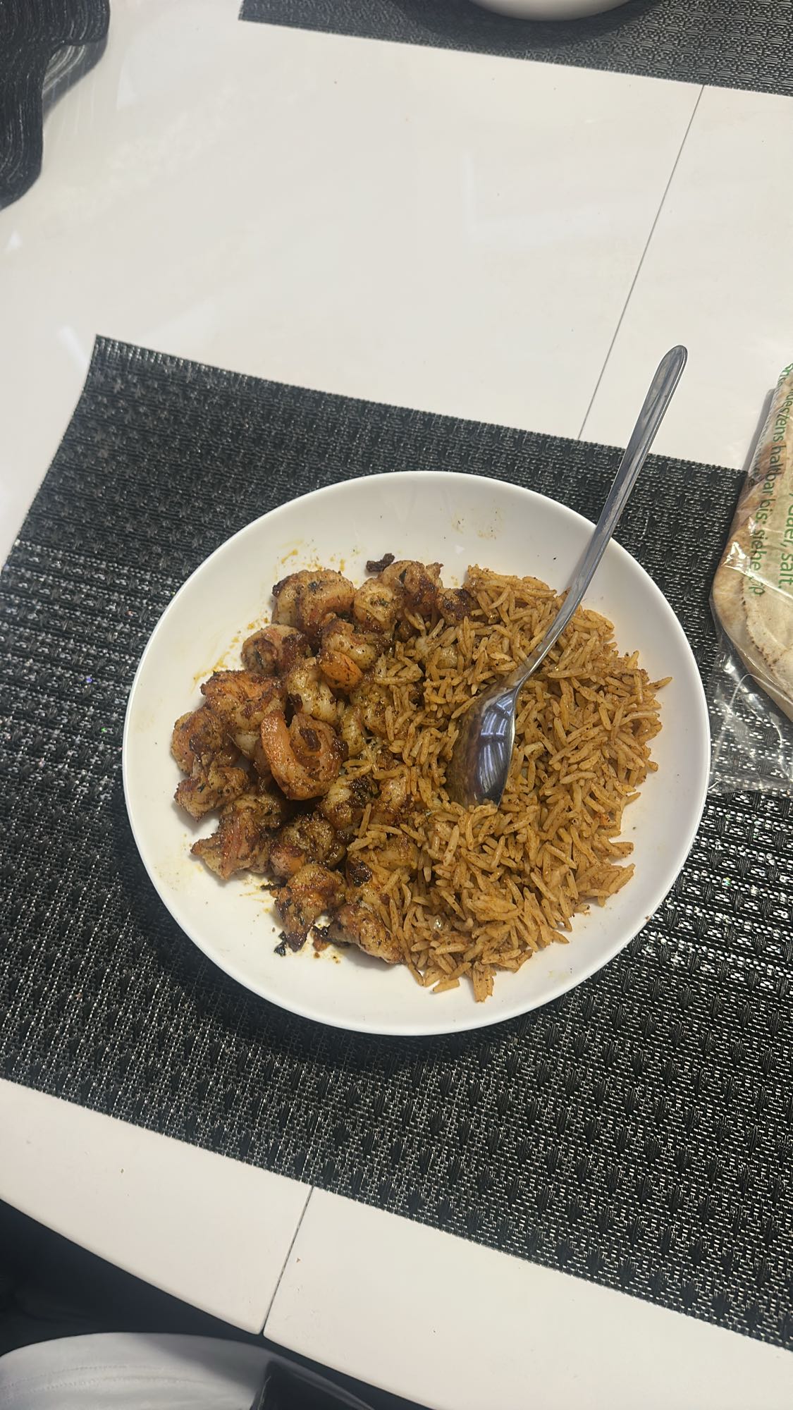 Garnelen mit Gewürzreis