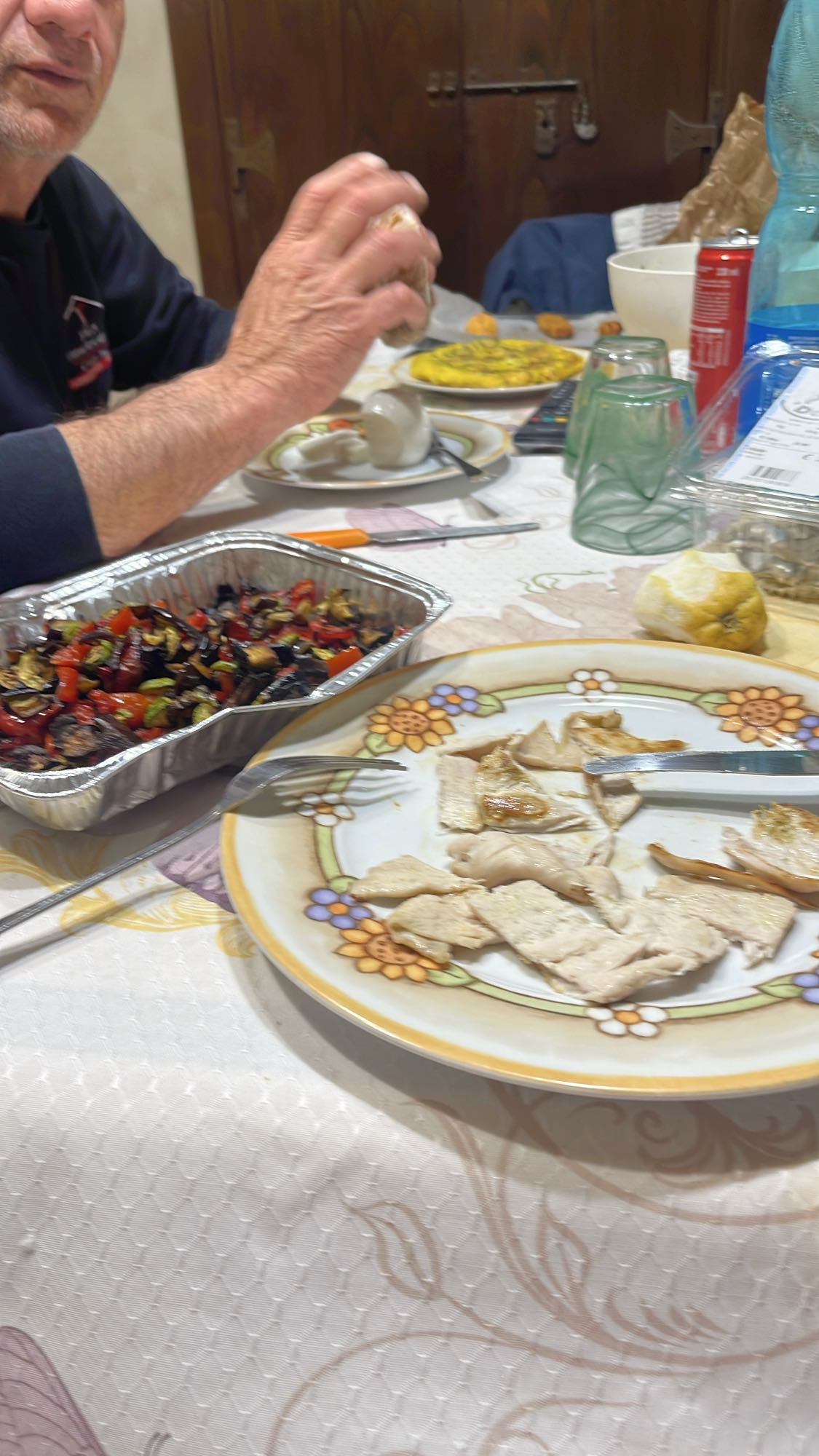 Pollo e verdure grigliate