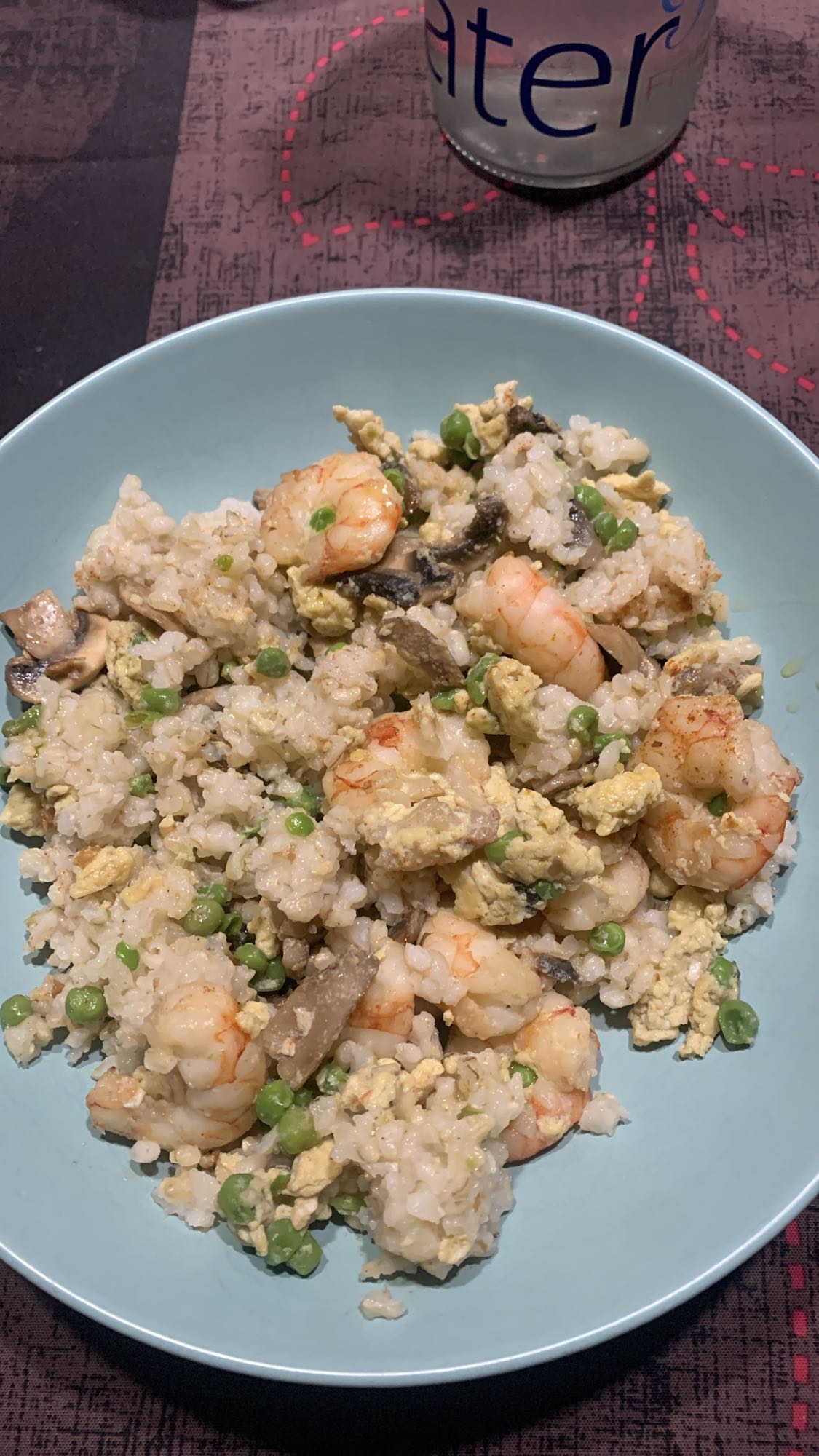 Arroz con camarones