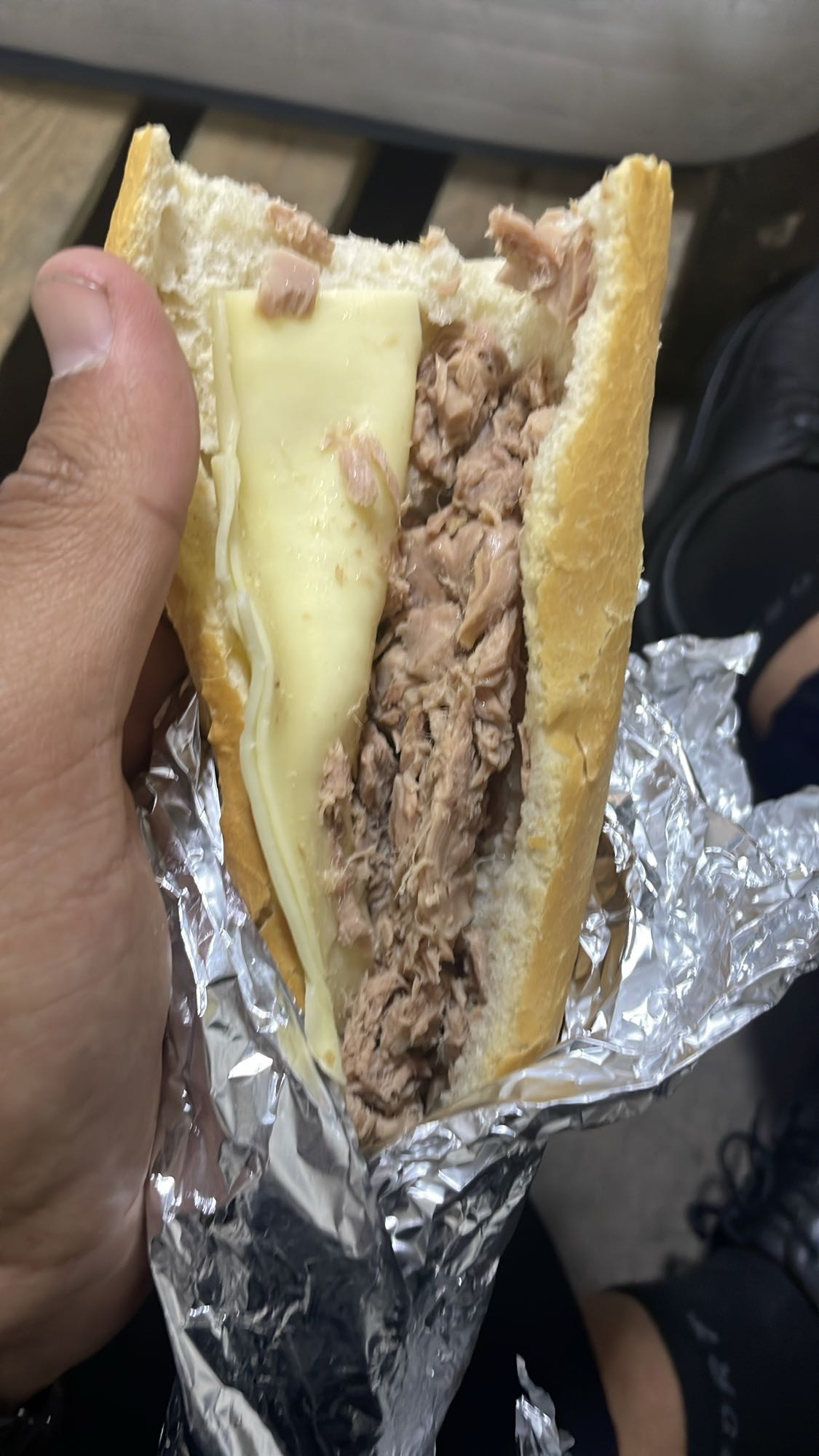 Sandwich thon fromage