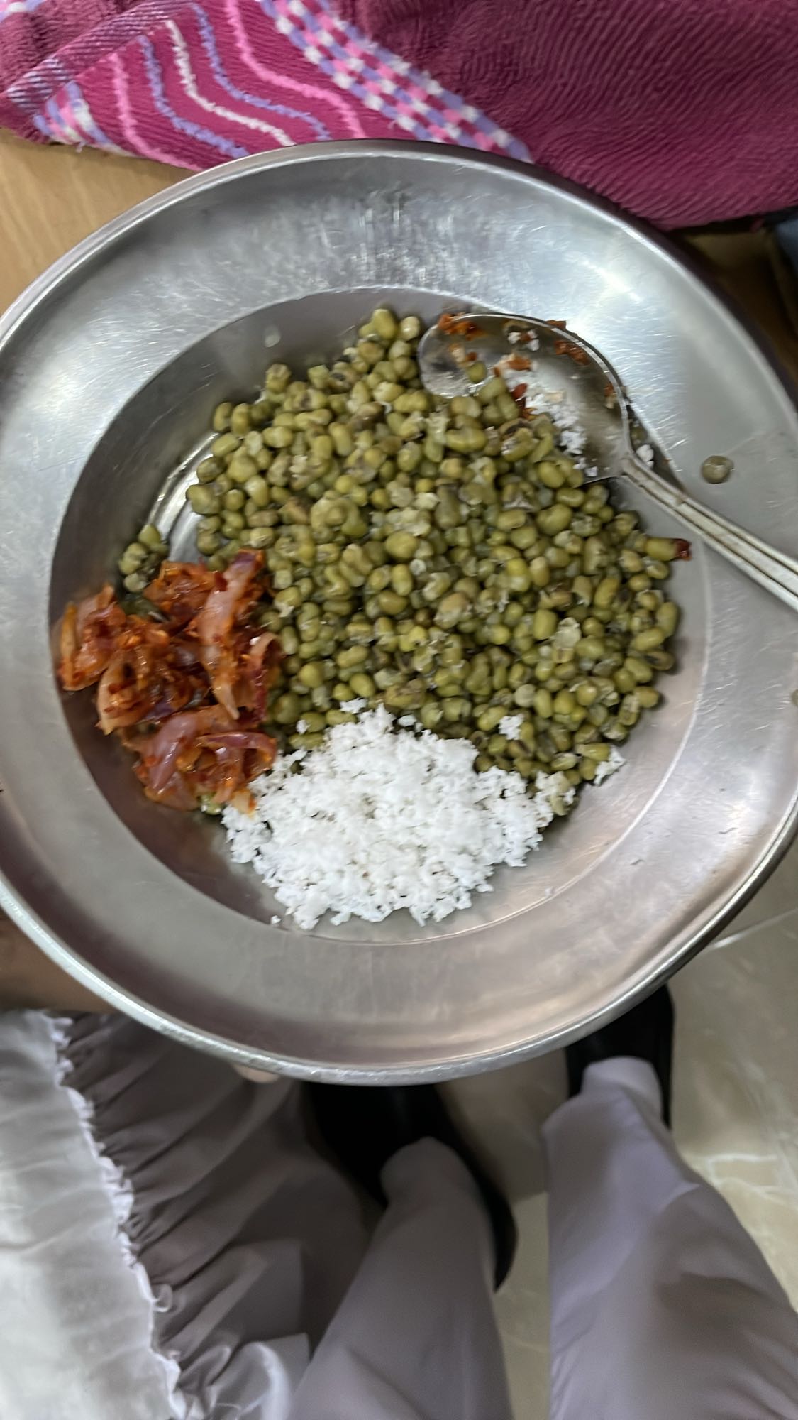 Green gram with coconut