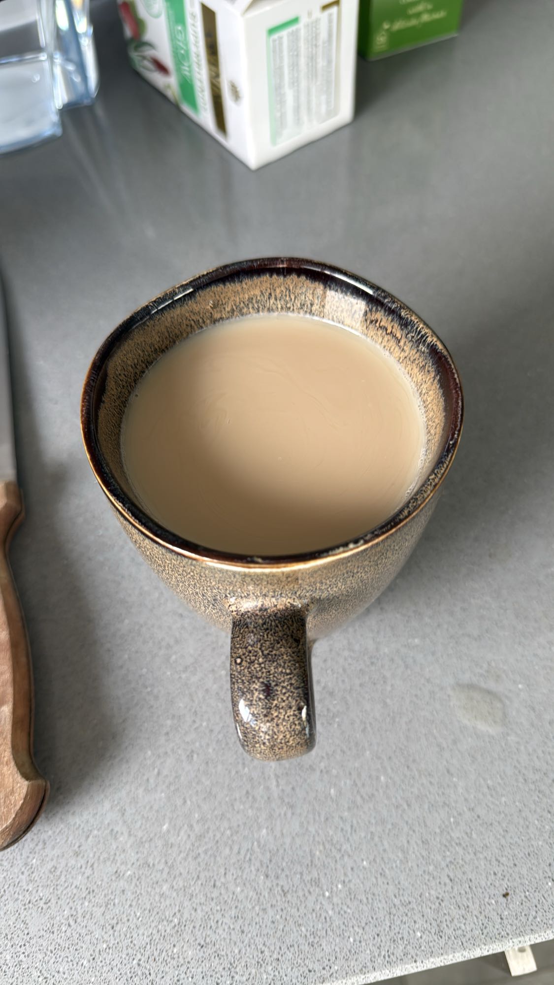 Чай с молоком