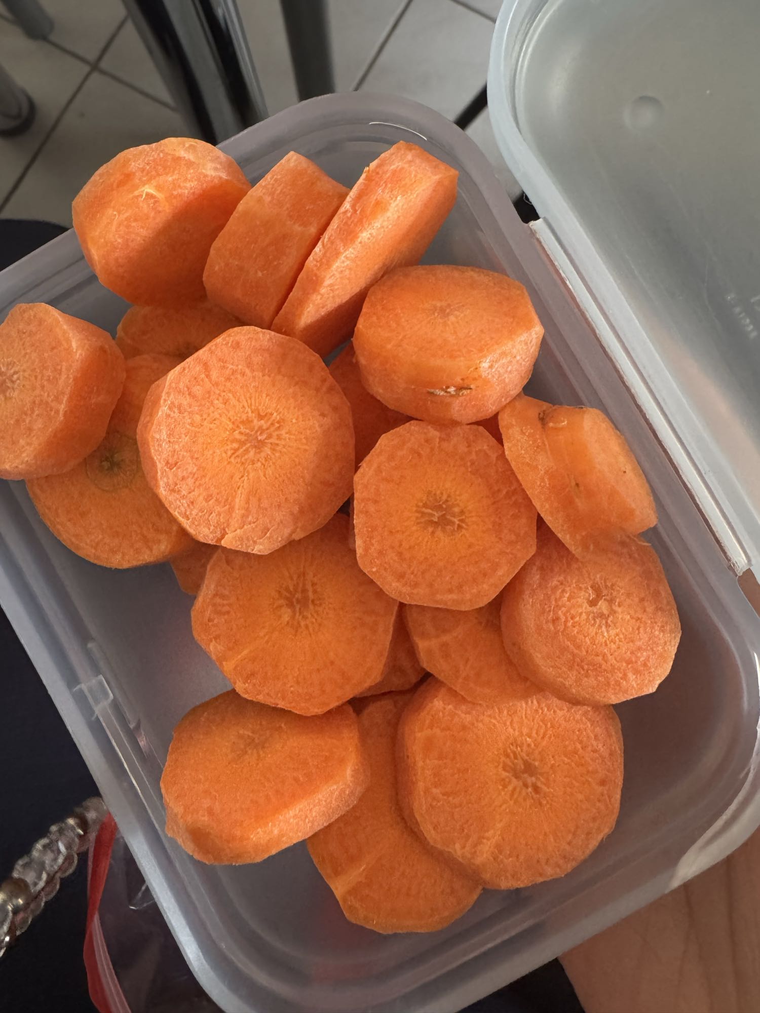 Sliced Carrots Snack