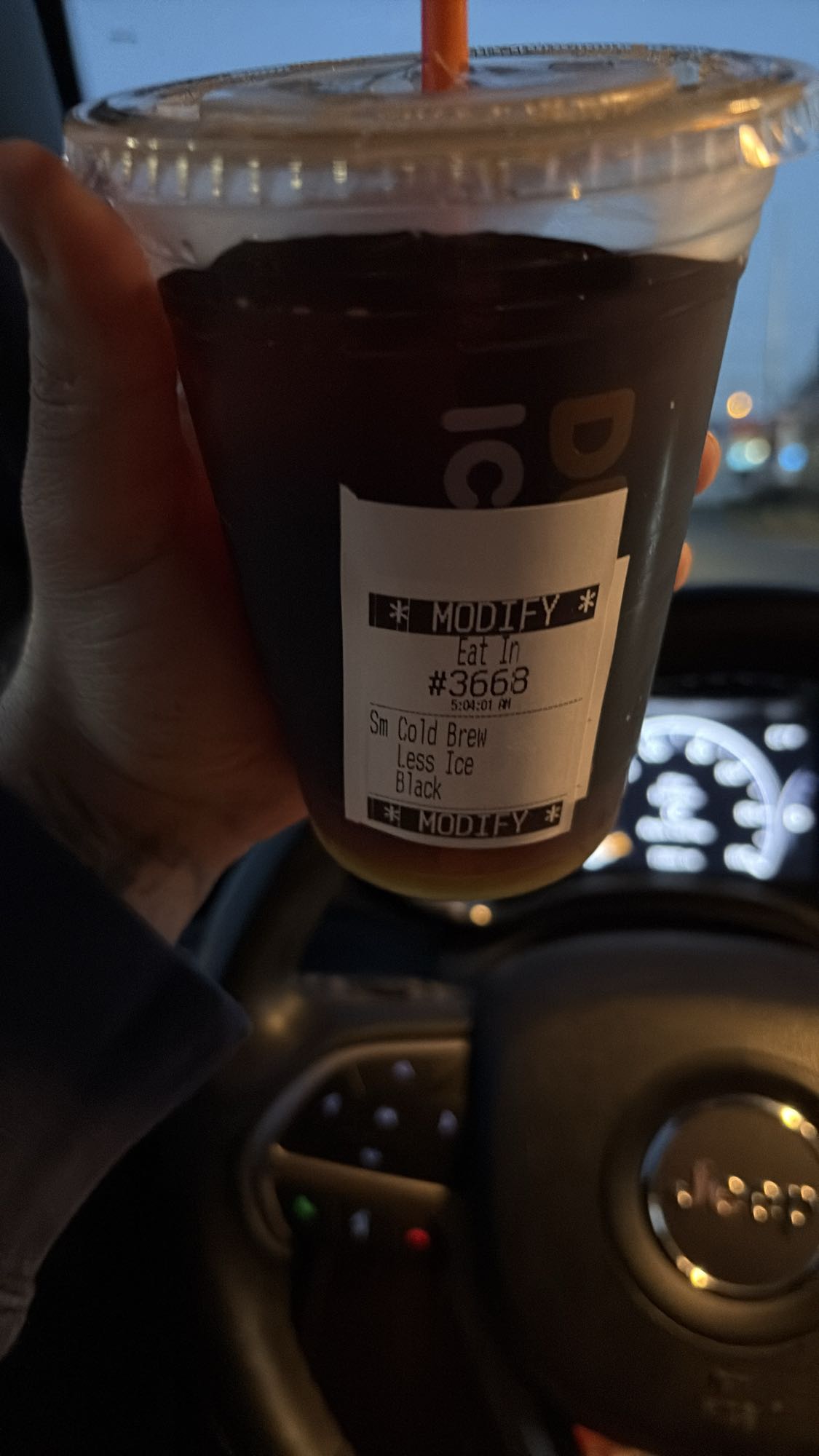 Black Cold Brew Coffee