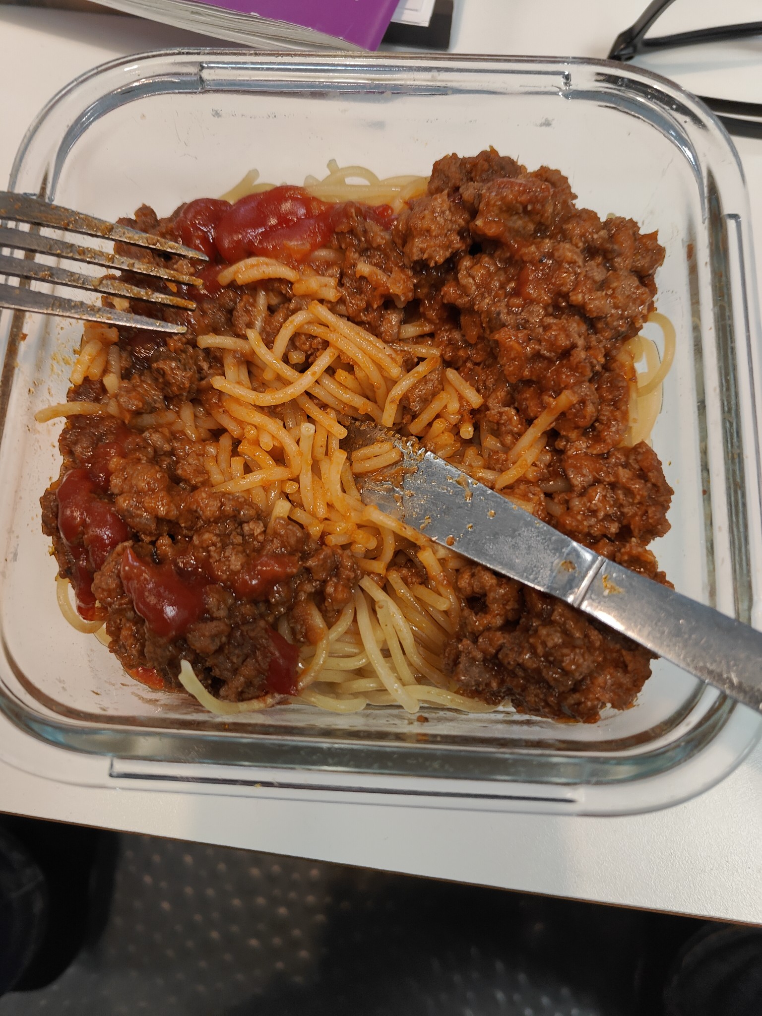 Spaghetti with meat sauce