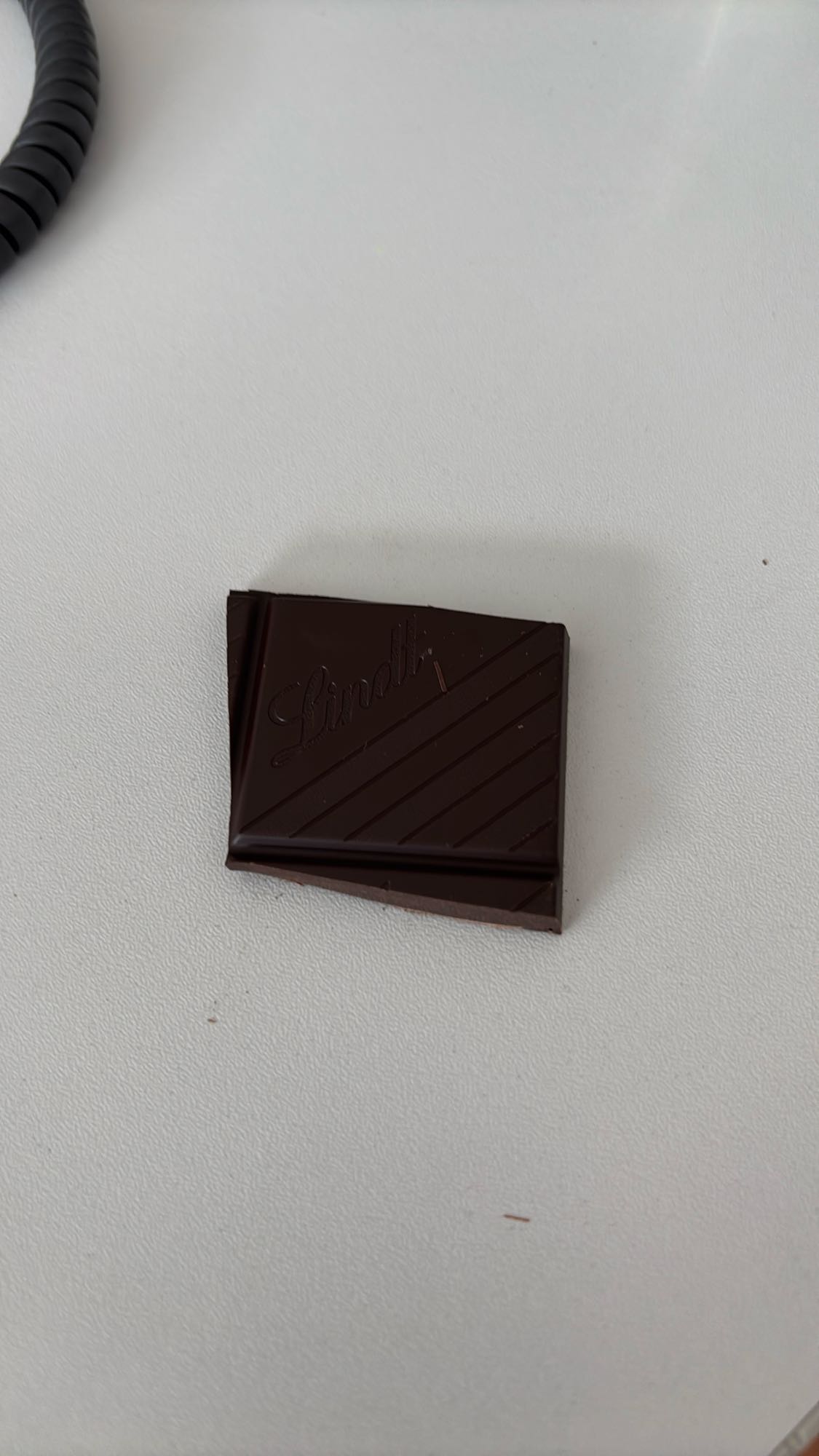 Trozos de chocolate negro