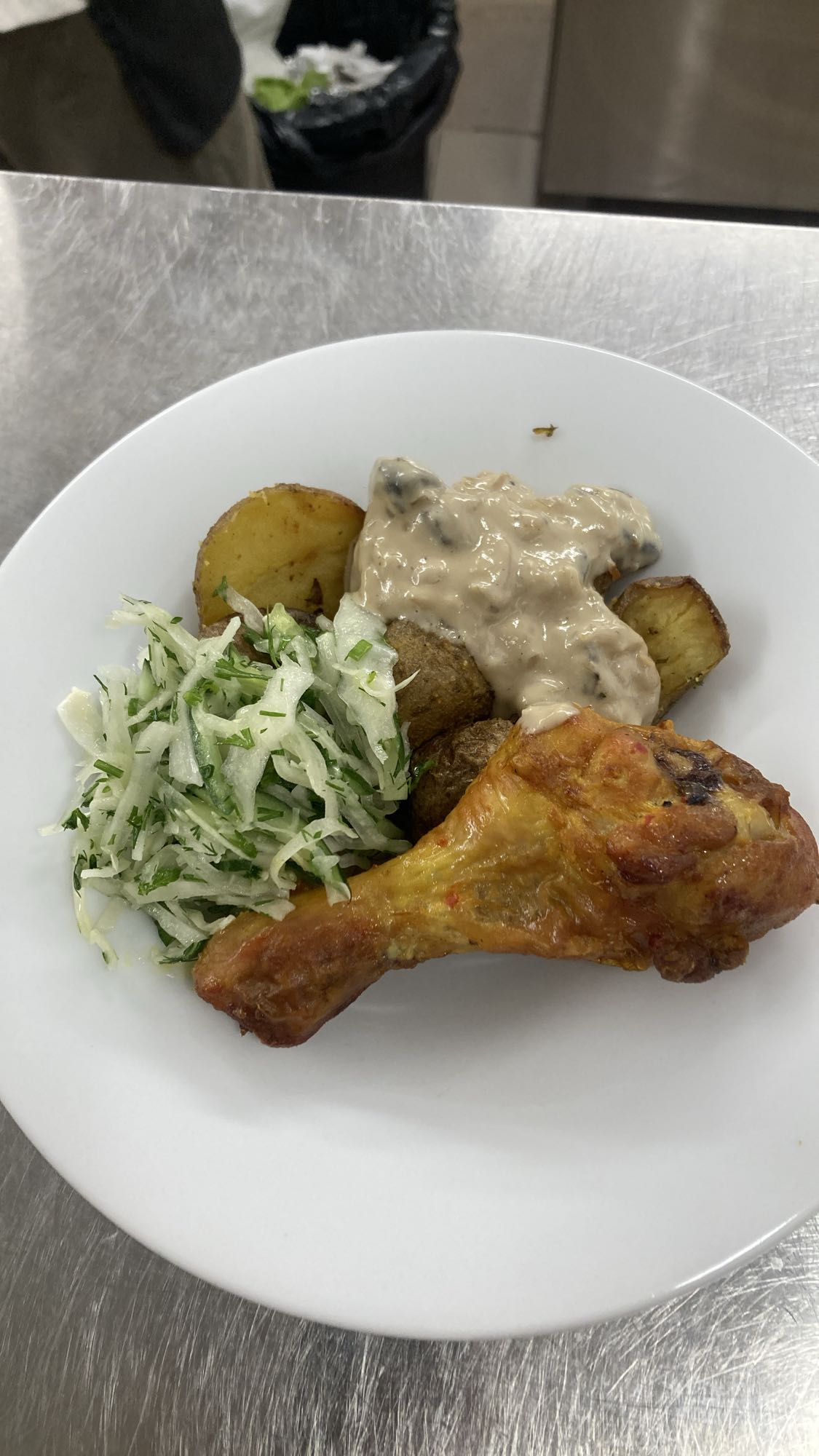 Chicken with potatoes