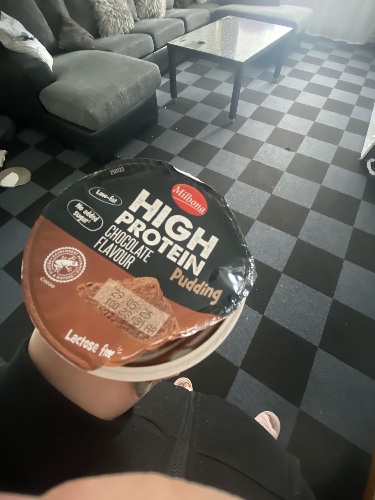 بودينغ بروتين شوكولاتة