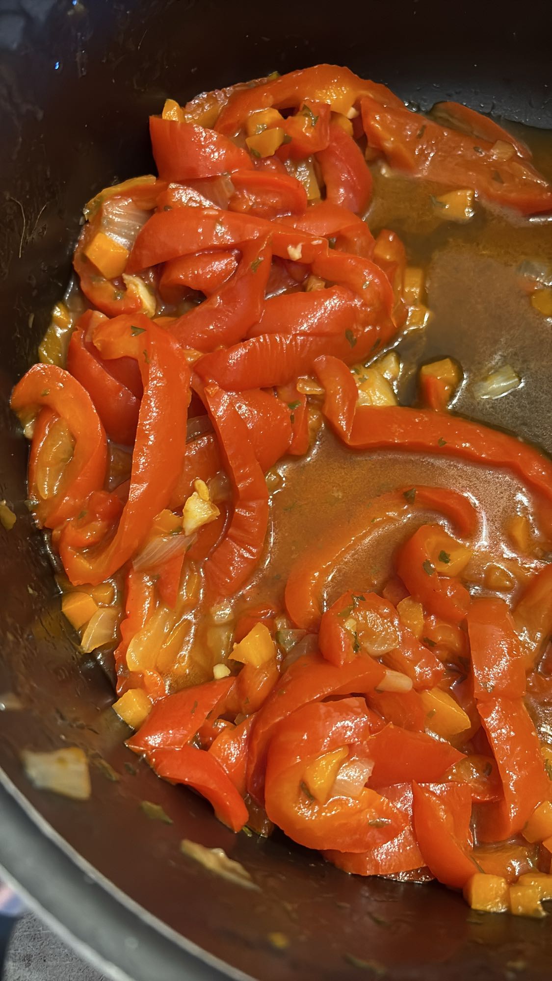 Poêlée de poivrons