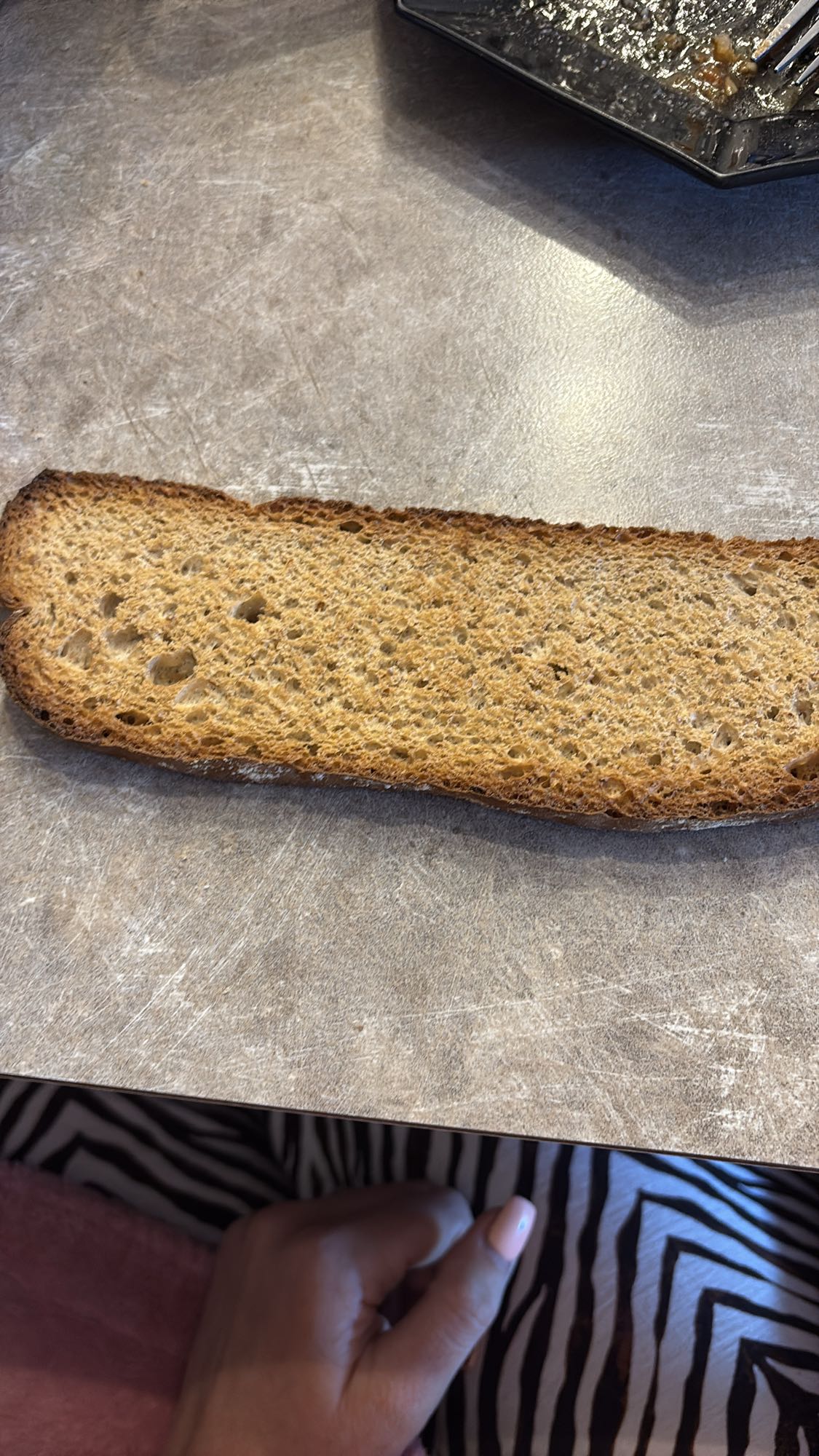 Tartine de pain grillé