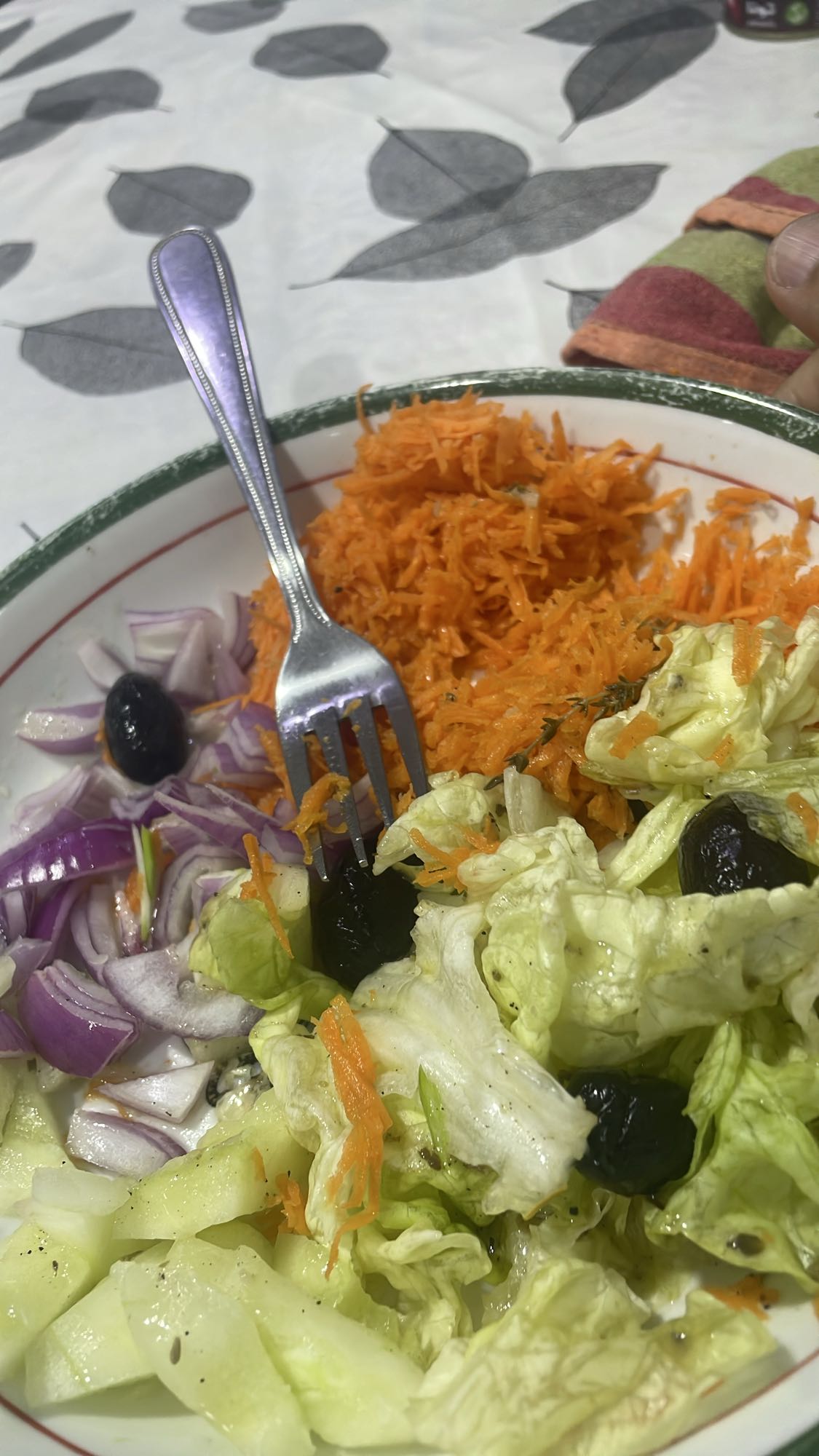 Salade fraîche croquante