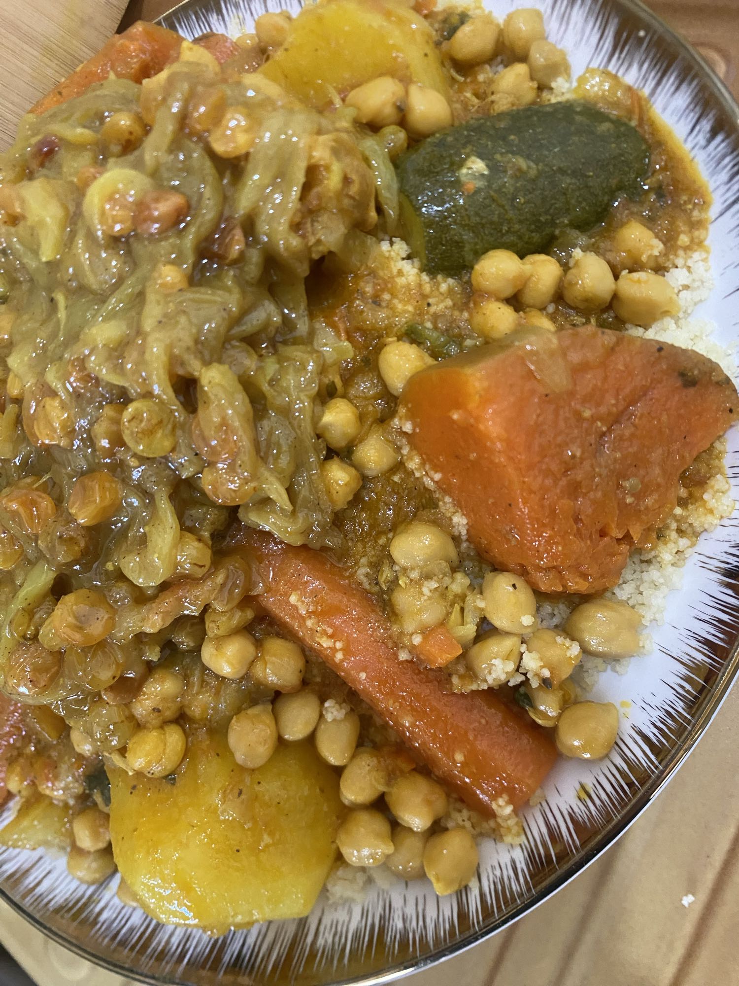 Couscous légumes pois chiches