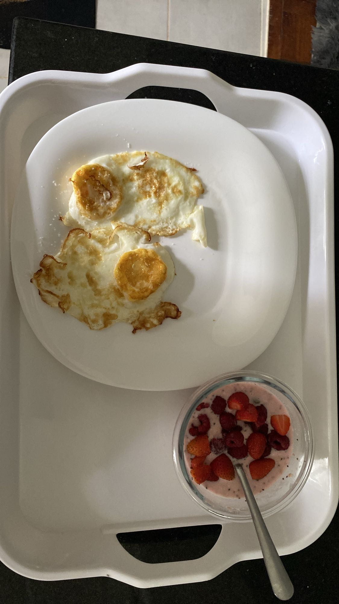 Eggs and Berry Yogurt