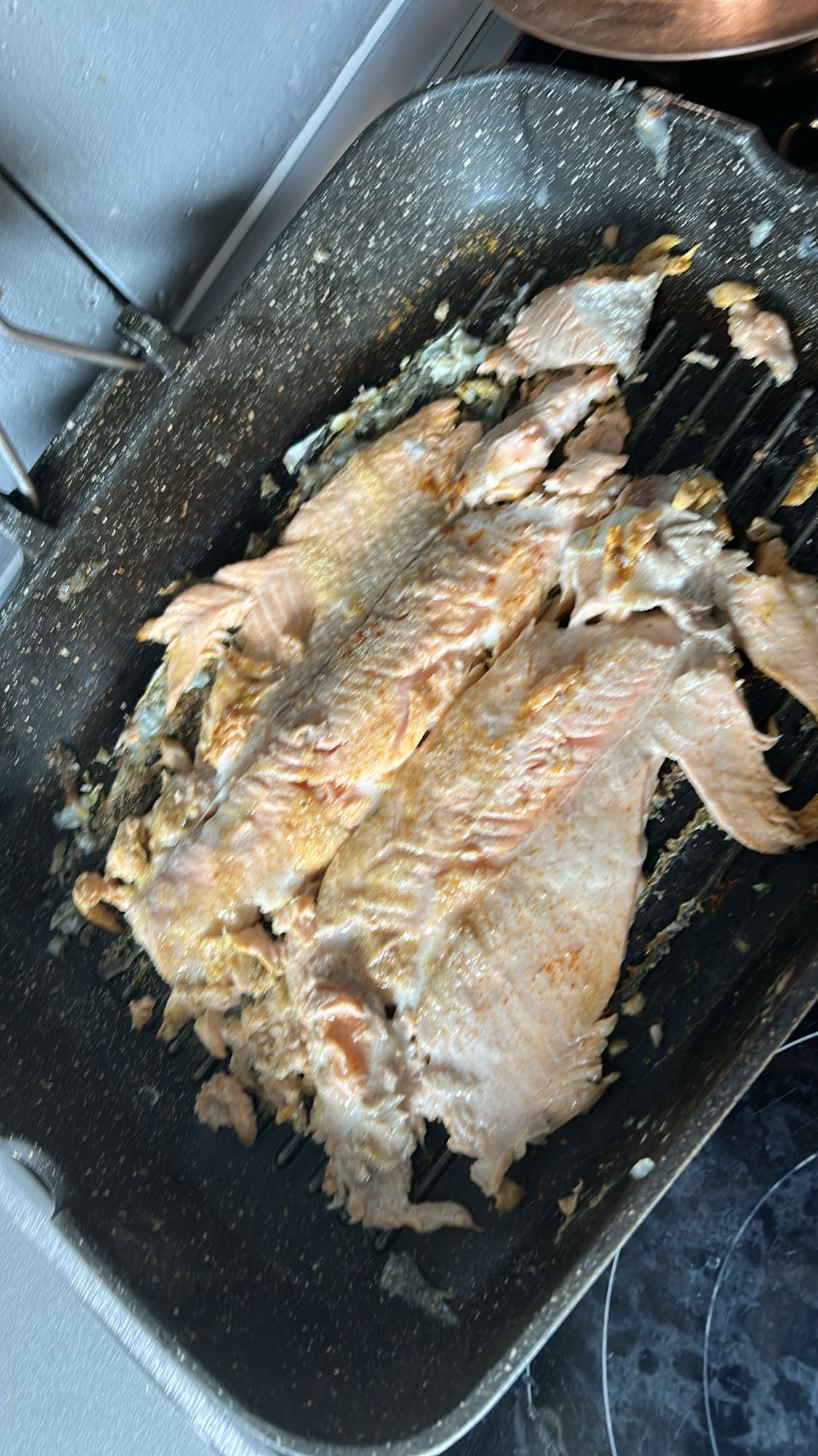 Smażony filet z łososia