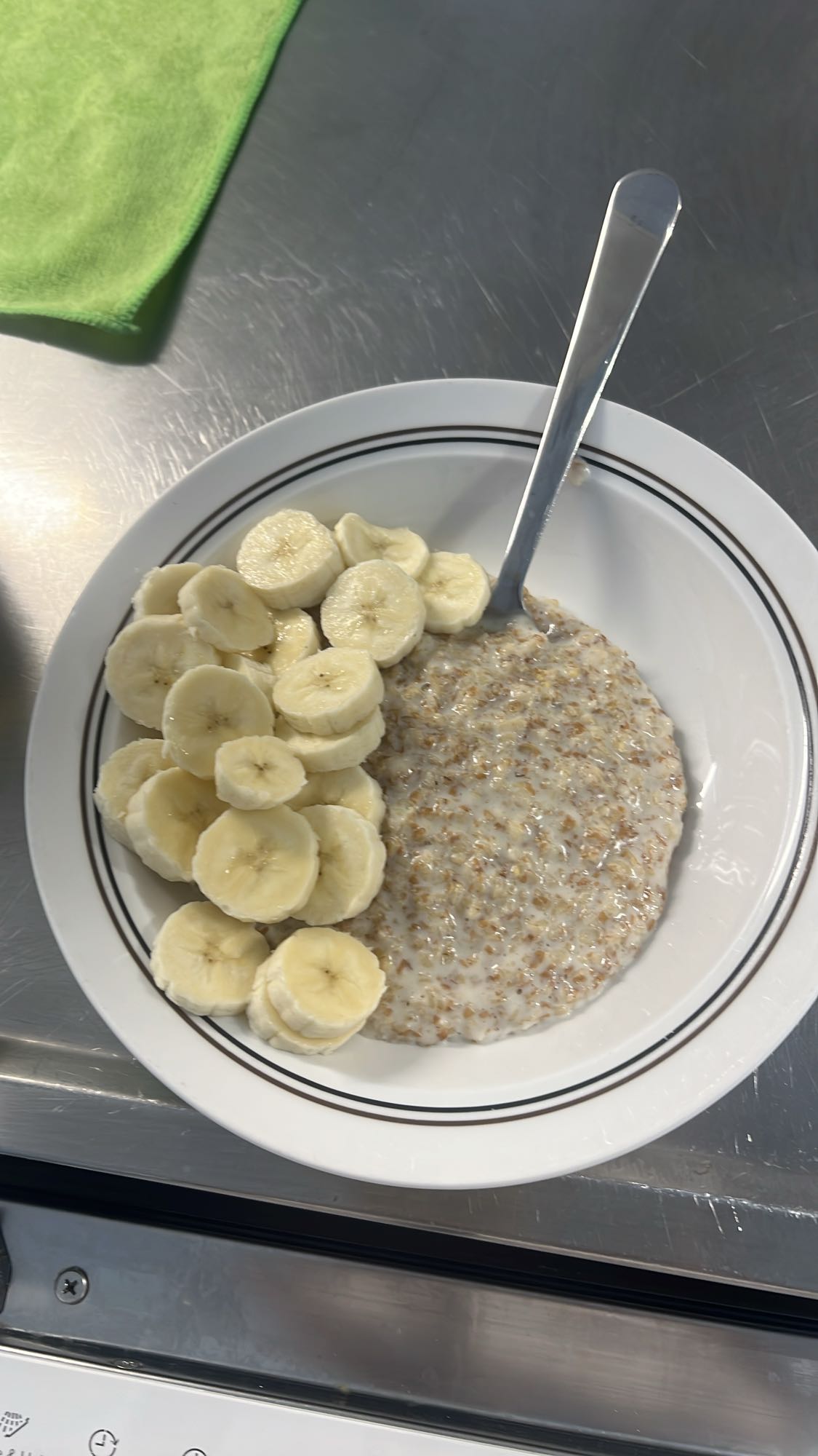 Havregrynsgröt med banan