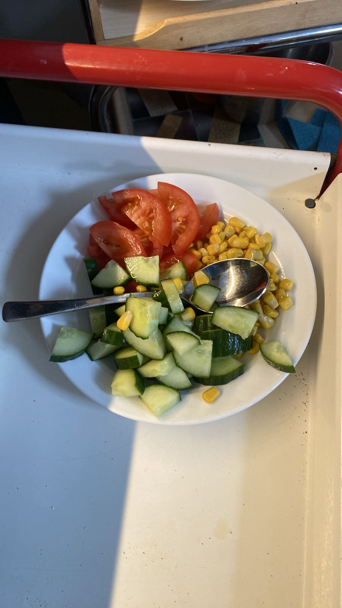 Grönsaksallad enkel