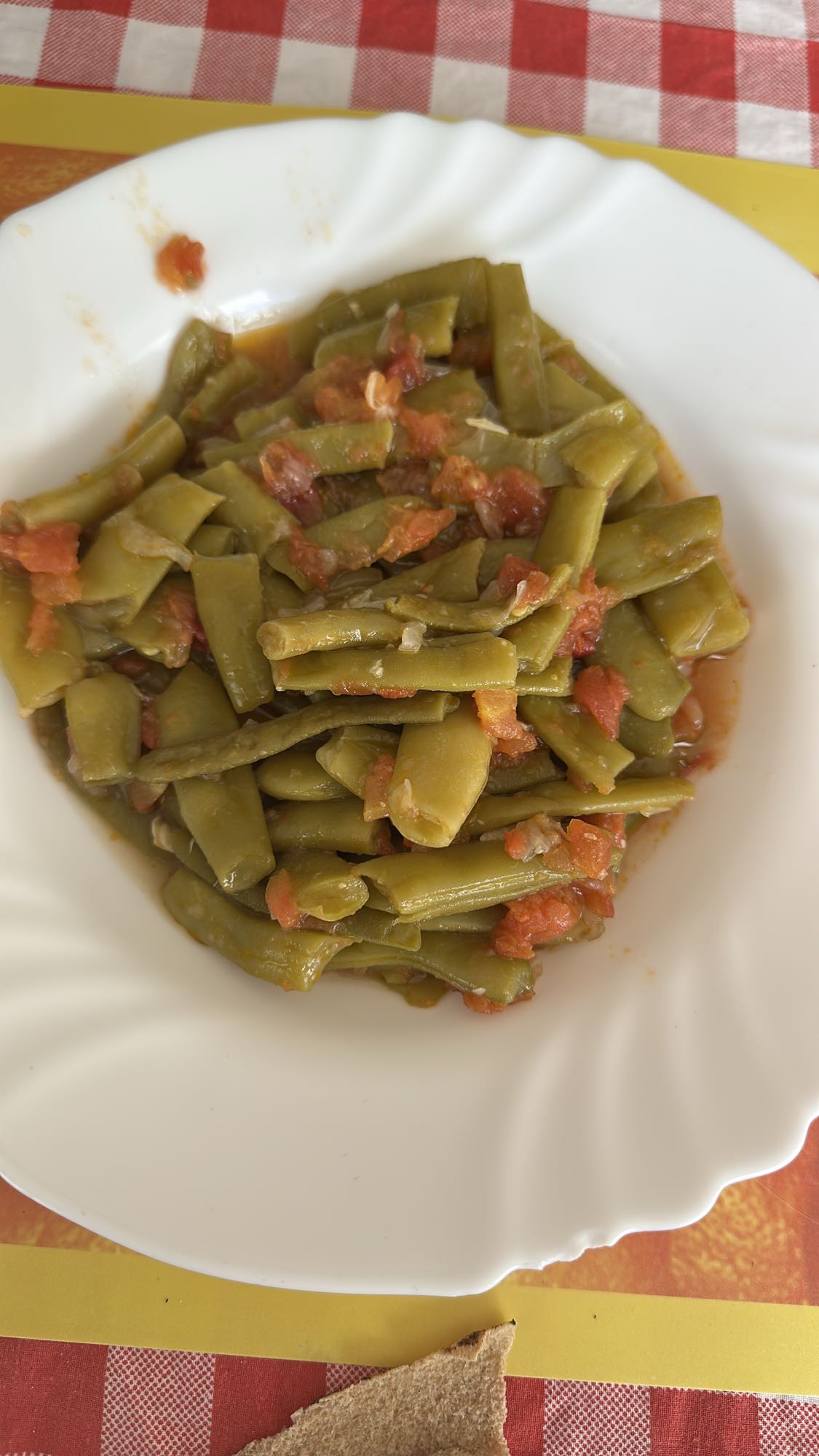 Green beans with tomato
