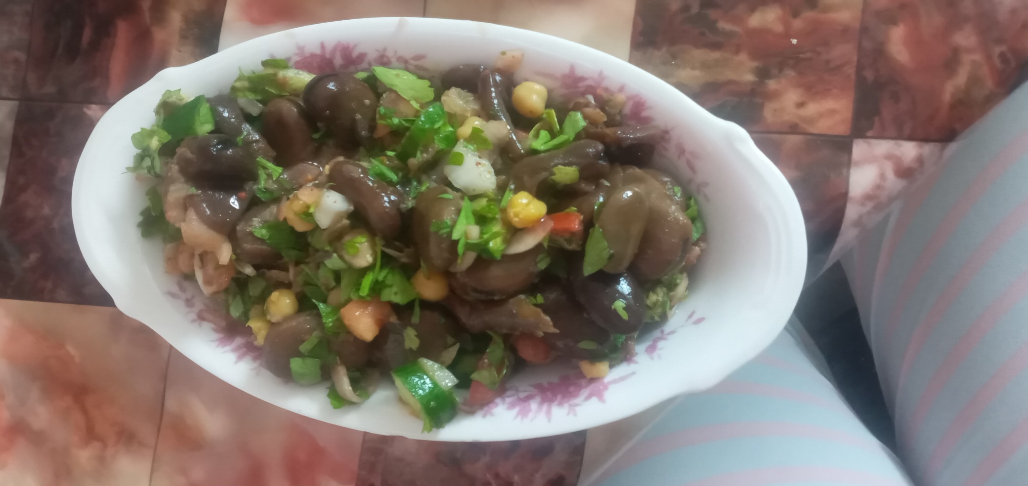 Fava Bean Veggie Salad
