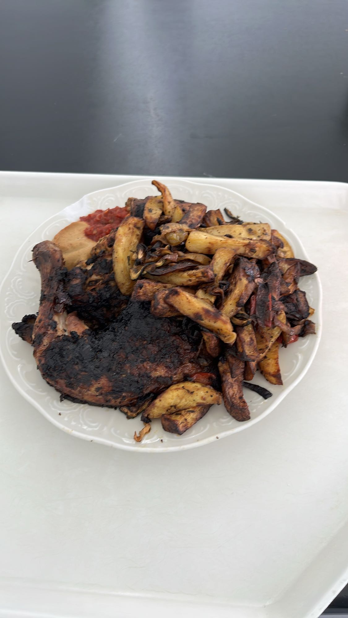 Grilled Chicken & Fries